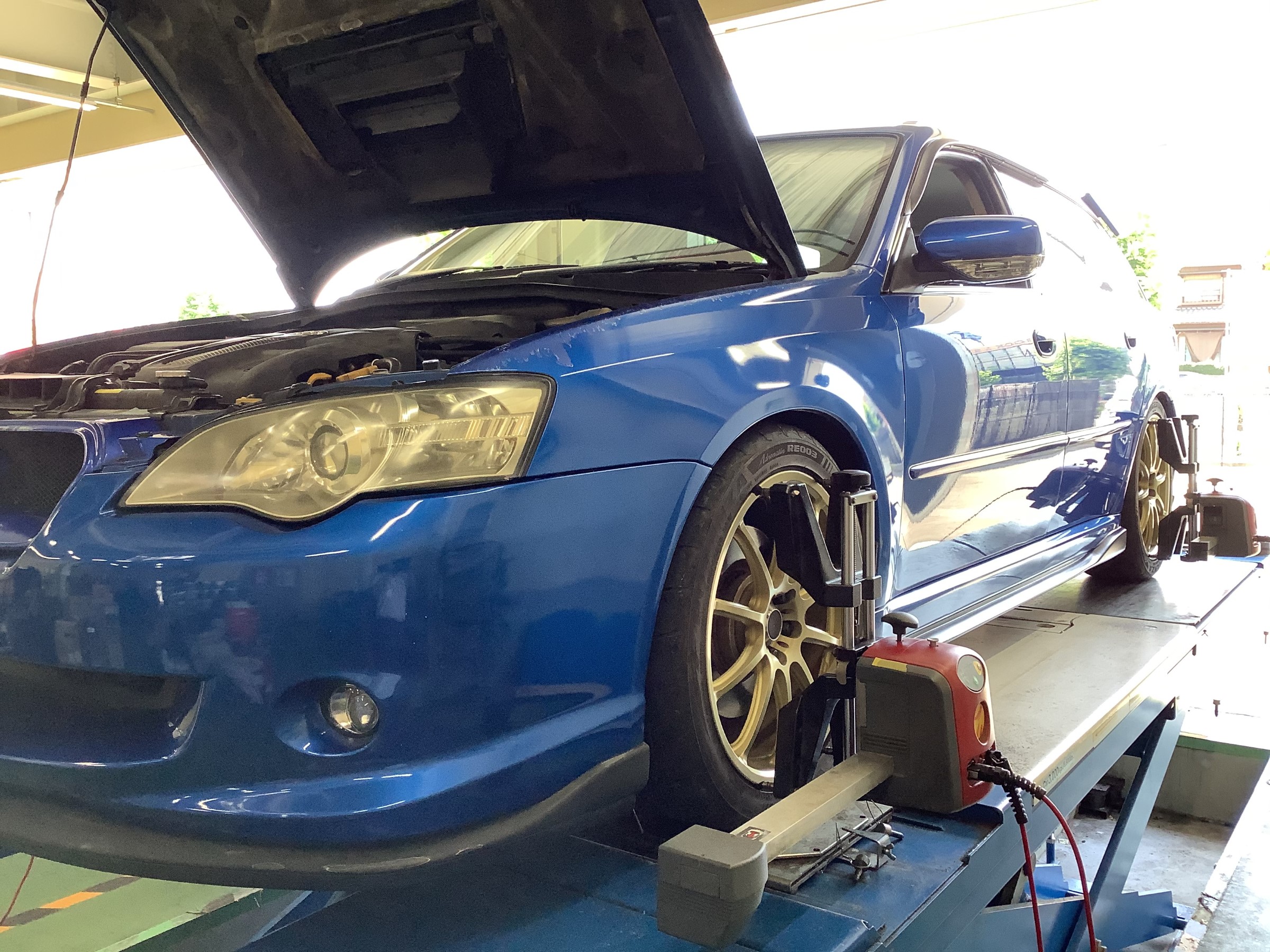 ☆【スバル・4代目BL BP系・レガシィ】TEIN／FLEX Z 車高調取付