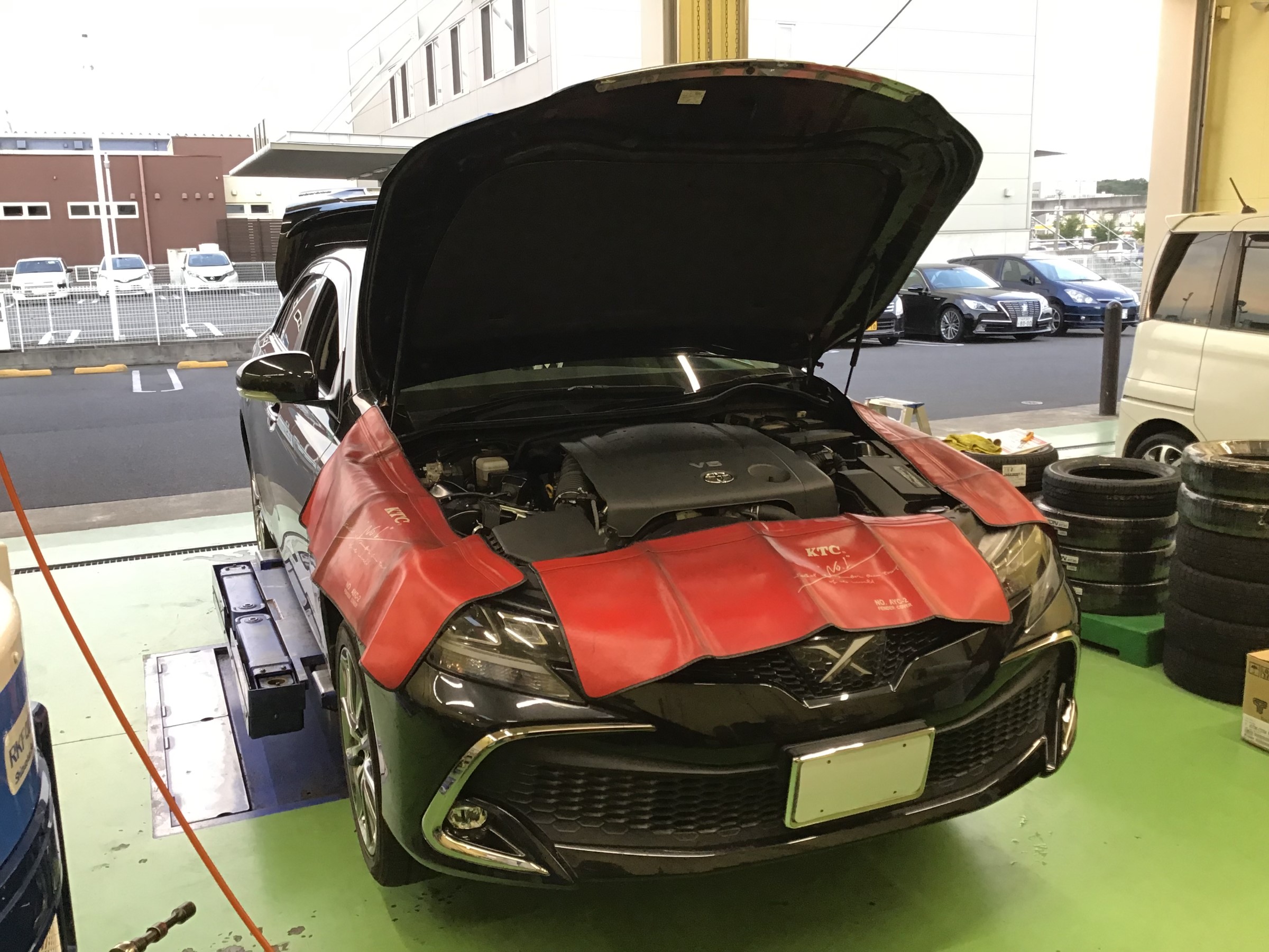 TOYOTAマークX(GRX130) BLITZダンパーZZR(車高調)お取り付け