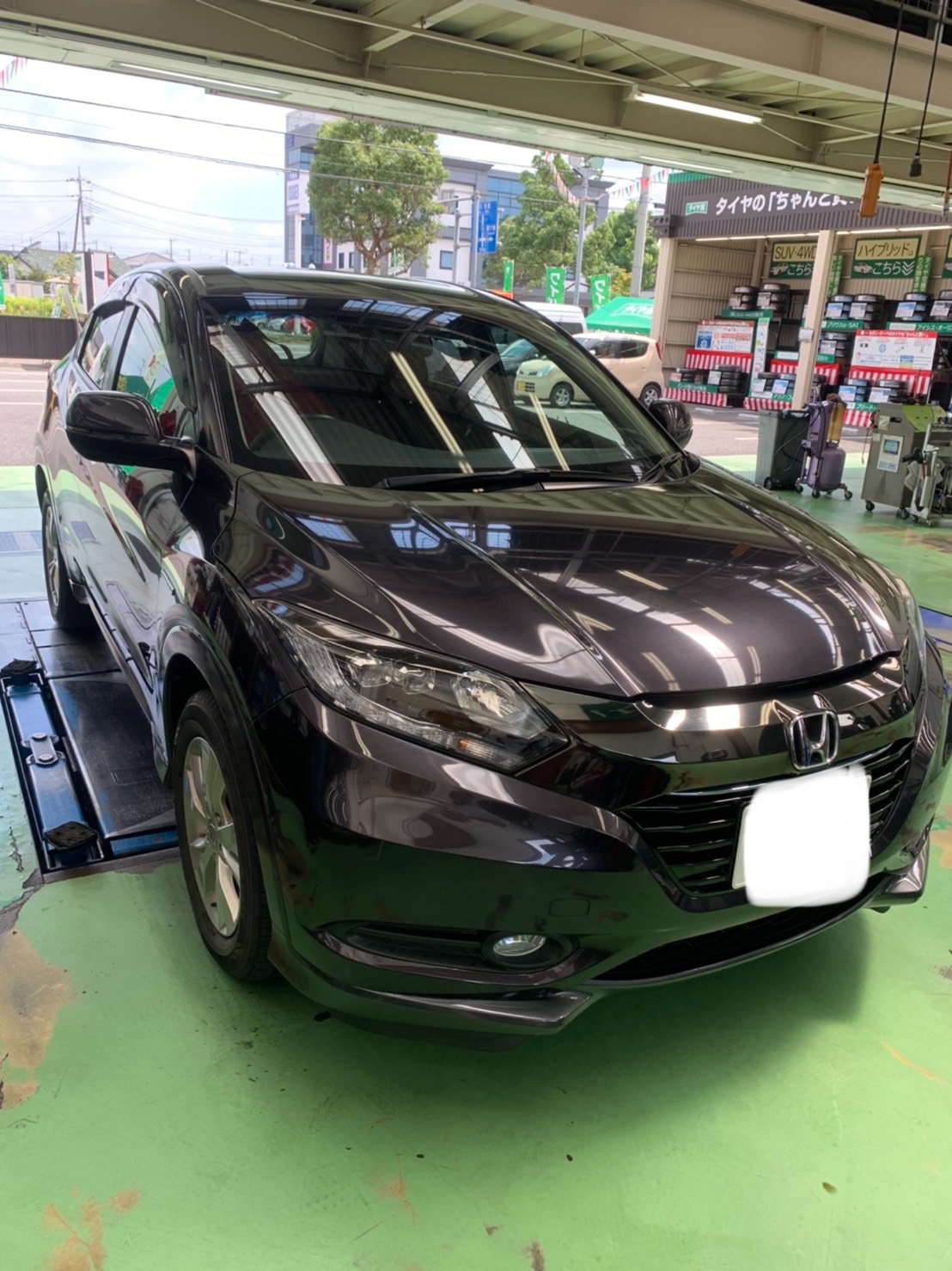 ホンダ Ru3 ヴェゼル エアコンフィルター交換 ホンダ ヴェゼル メンテナンス商品 その他 メンテナンスグリーンパス発行 サービス事例 タイヤ館 阿見 茨城県のタイヤ カー用品ショップ タイヤからはじまる トータルカーメンテナンス タイヤ館グループ