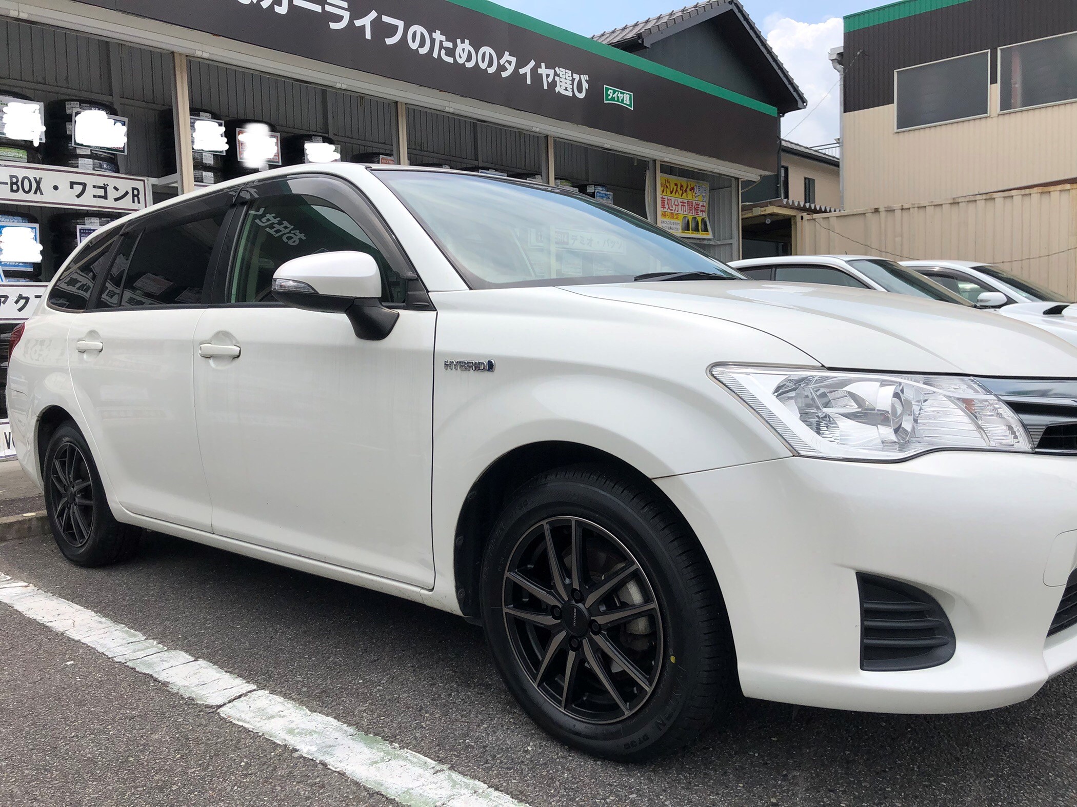 トヨタ カローラフィールダーにタイヤホイールセット！！ | トヨタ