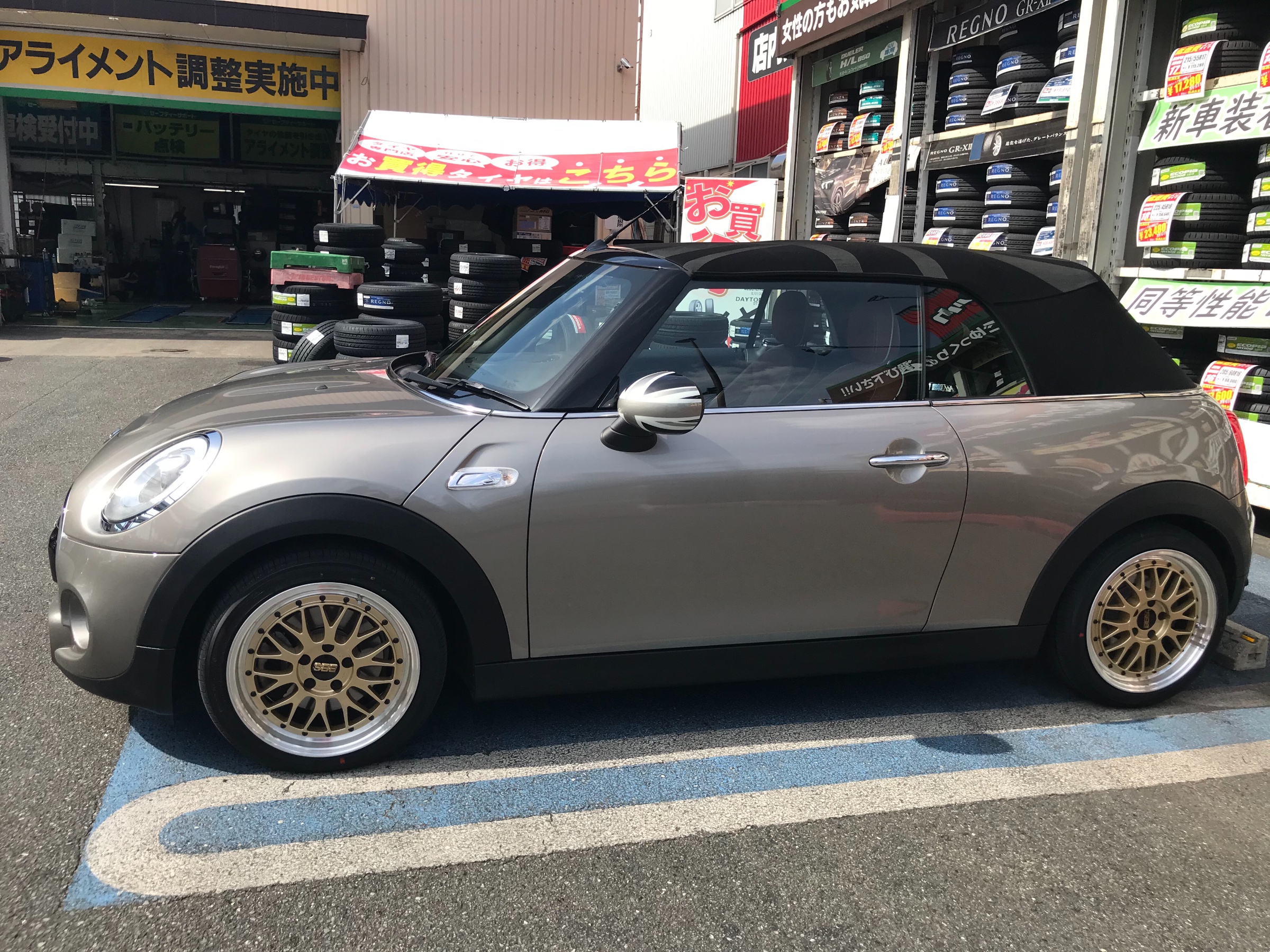 ミニクーパーSアルミホイール交換しました( ^ω^ ) | 取り付け・施工