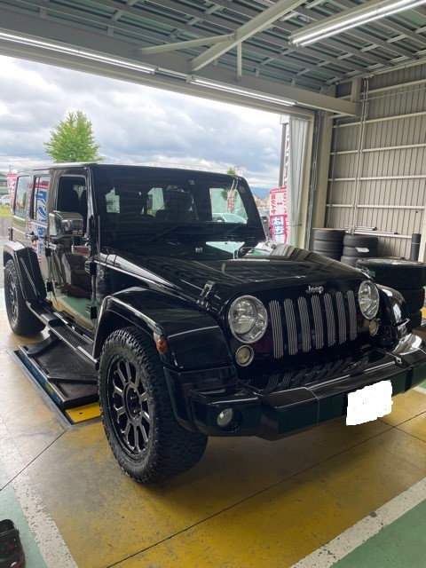 Wrangler ジープ ラングラー メンテナンス商品 パーツ取付 各種用品取付 スタッフ日記 タイヤ館 盛岡西バイパス店 タイヤからはじまる トータルカーメンテナンス タイヤ館グループ