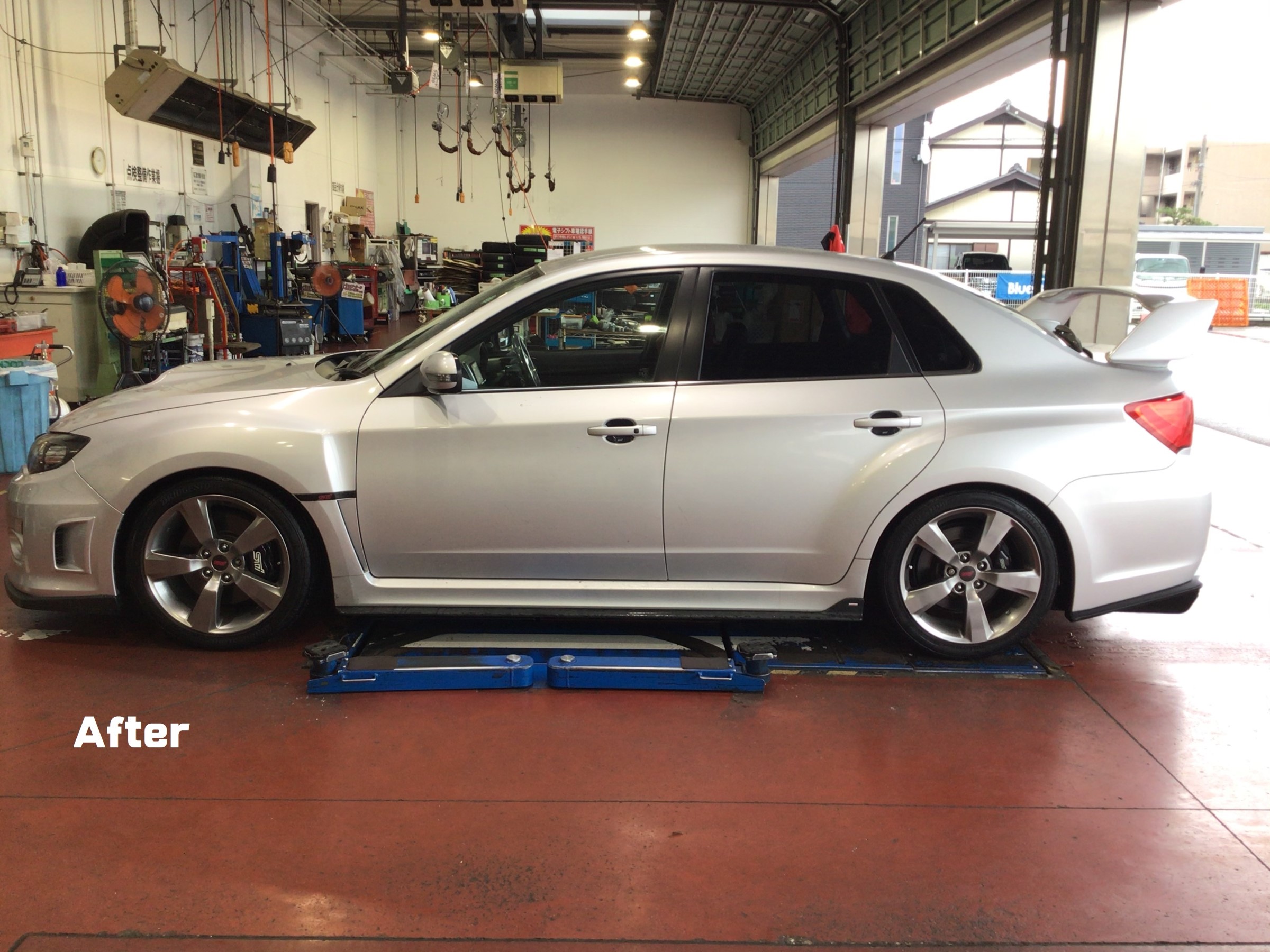 インプレッサＷＲＸ ＳＴＩ ＧＶＢ ダウンサスでローダウン！ | スバル