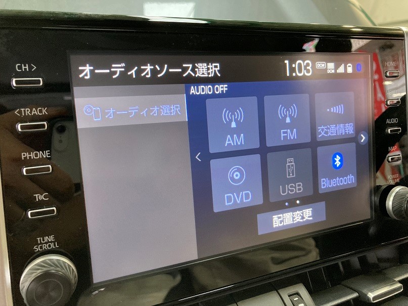 トヨタ RAV4 【 オーディオディスプレイ用映像入力 AVX02 】取り付け