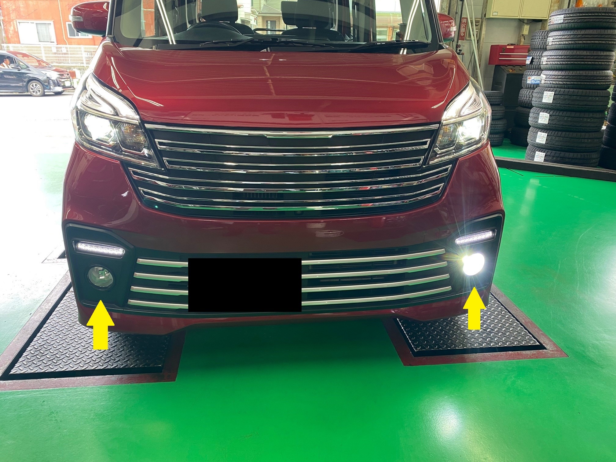 日産 デイズルークス LEDフォグランプ交換 | 日産 デイズ ルークス
