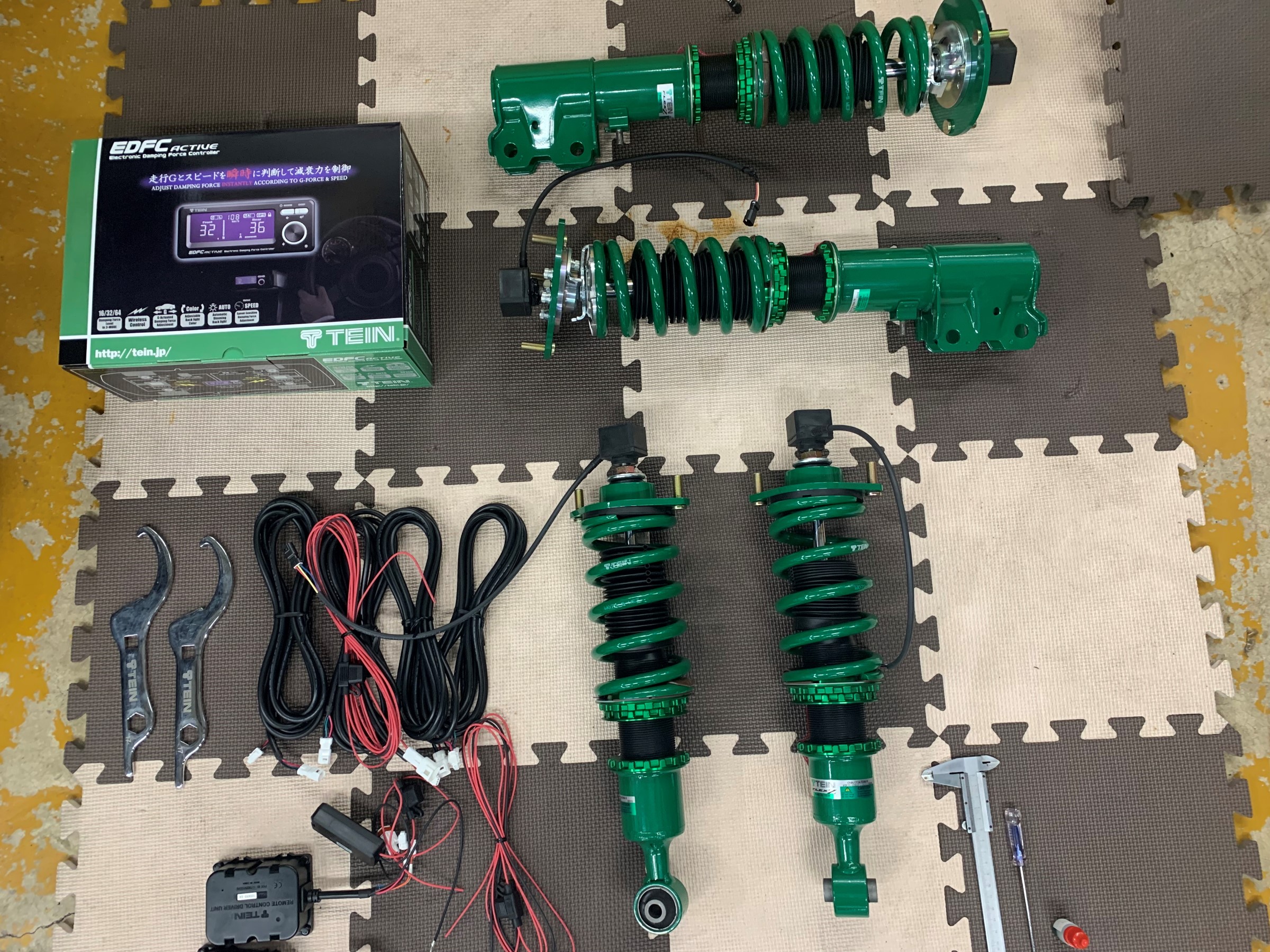 ギャランフォルティス テイン FLEX Z EDFC 車高調取付 | 店舗おススメ