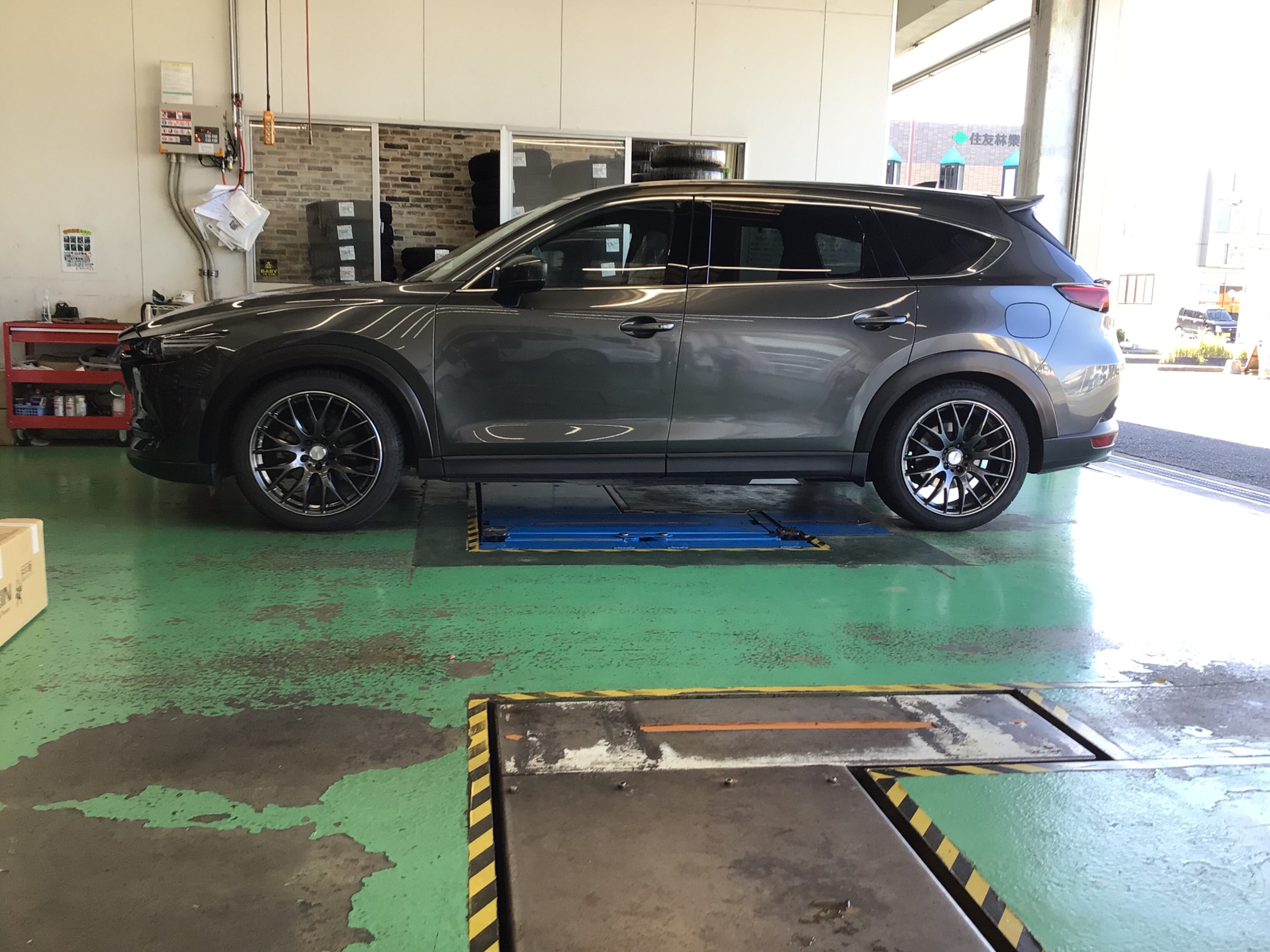 マツダ・CX-8〜車高調取り付け テインフレックスZ〜 | 店舗お