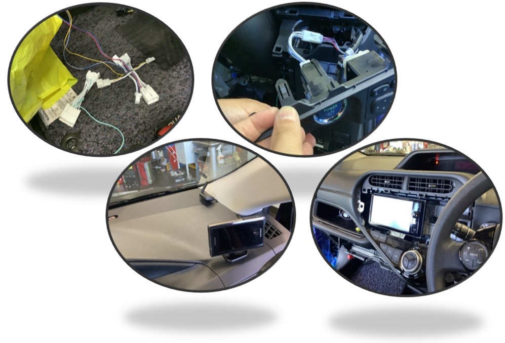 ☆アクア エンジンスターター取付け ユピテルVE-E1100ps | 店舗お