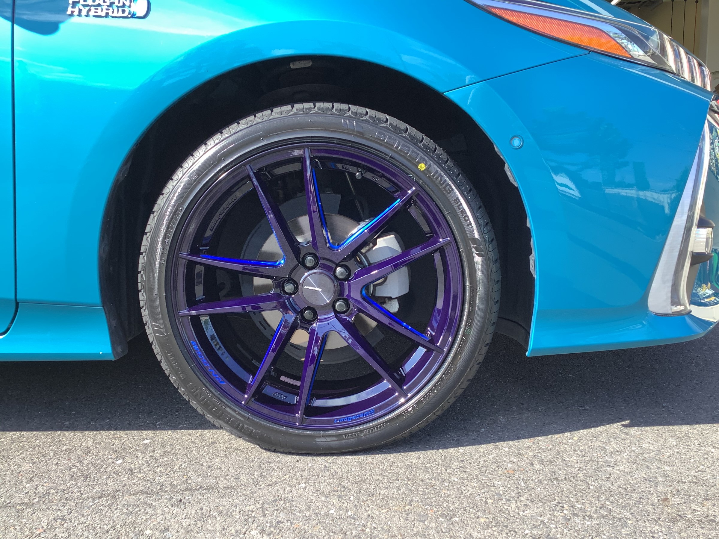 プリウスPHV52純正ホイール4本セット （17インチモデリスタ