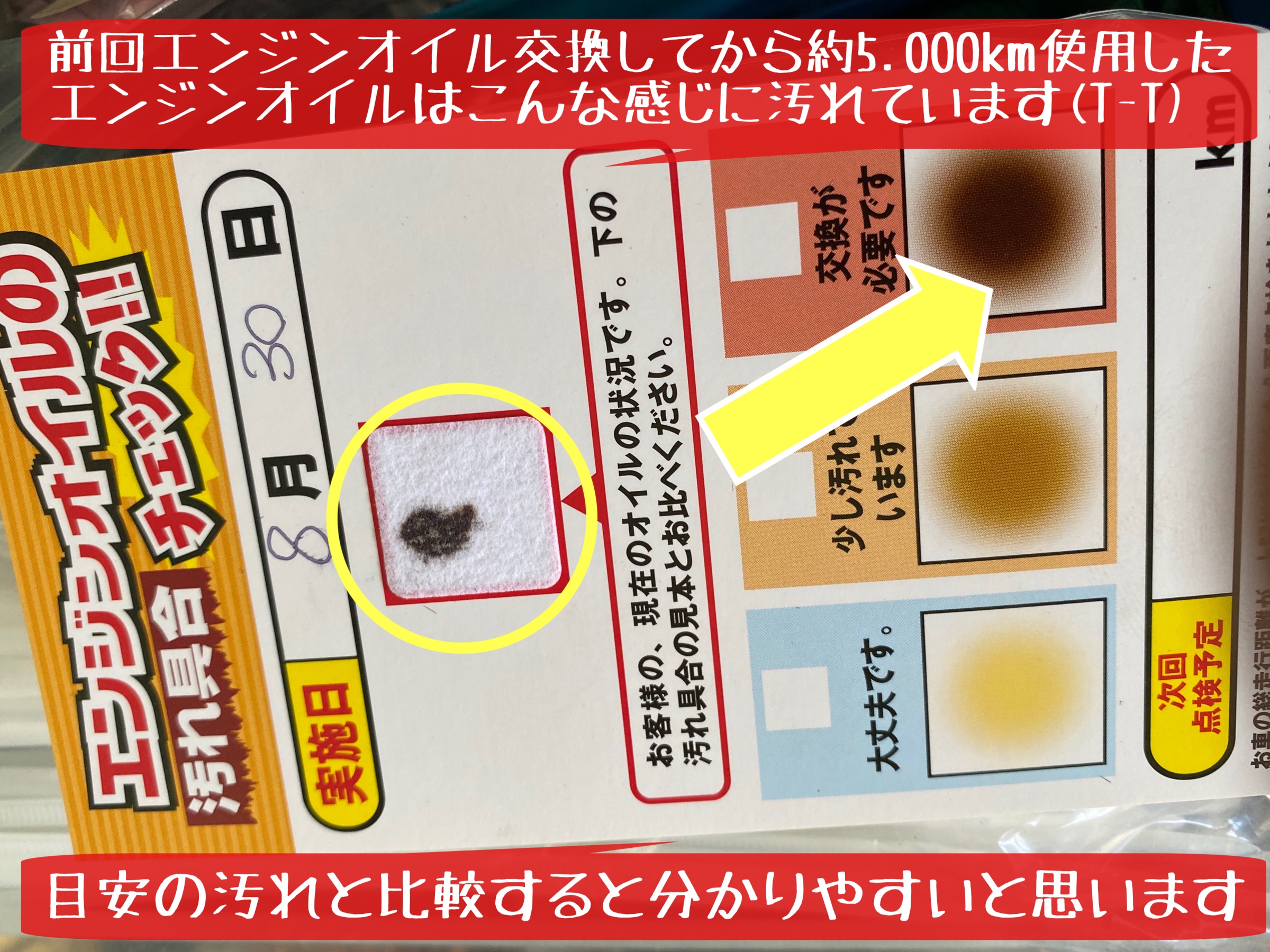エンジンオイル オイル交換大切ですよ スタッフ日記 タイヤ館 岩国 タイヤからはじまる トータルカーメンテナンス タイヤ館グループ
