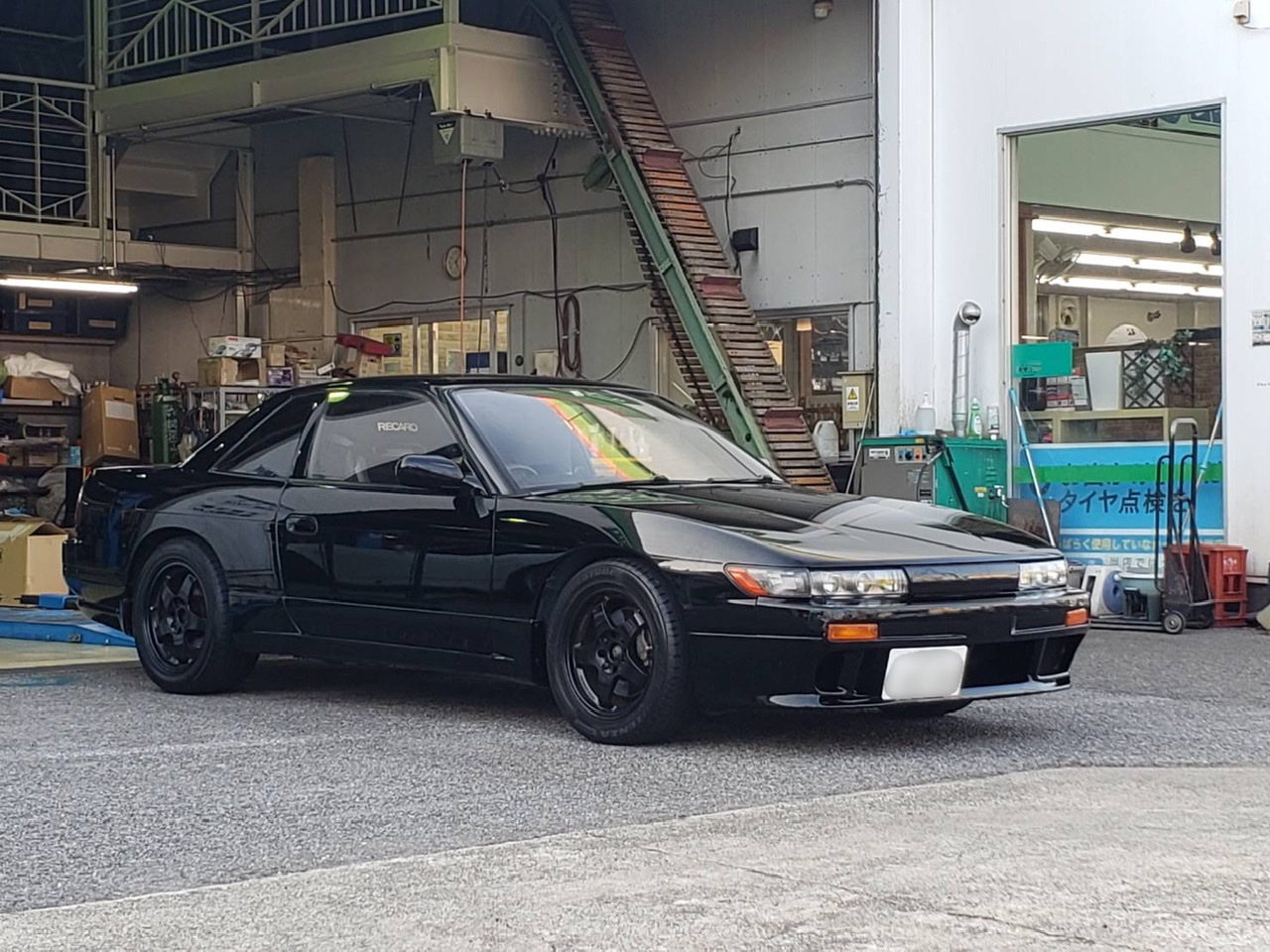 S13シルビア オーリンズ車高調取付 | スタッフ日記 | タイヤ館 千葉