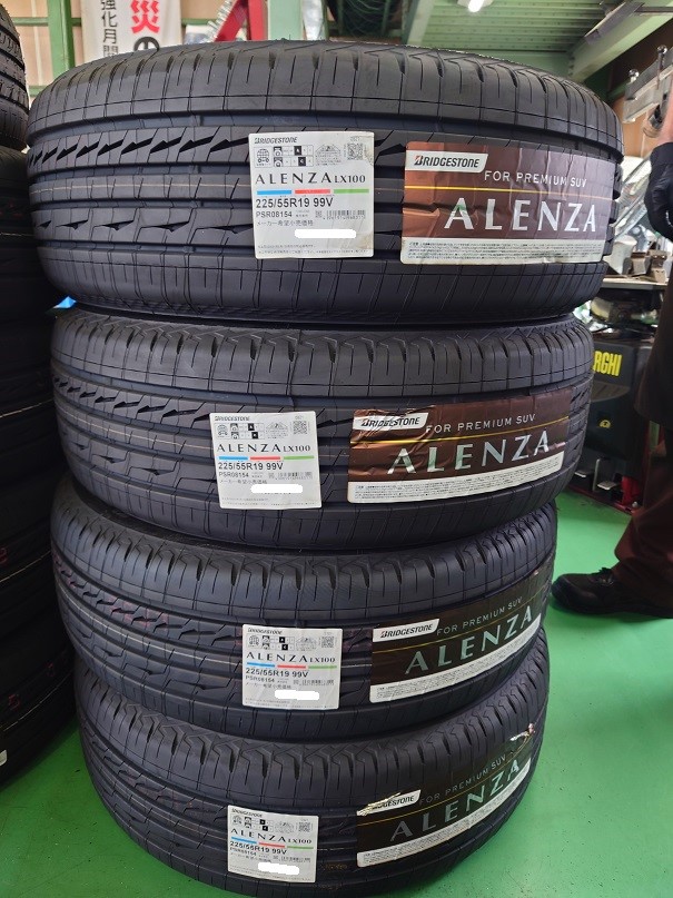 BRIDGESTONE(ﾌﾞﾘﾁﾞｽﾄﾝ) ALENZA(ｱﾚﾝｻﾞ) 飛び掛っ LX100 225/55R19