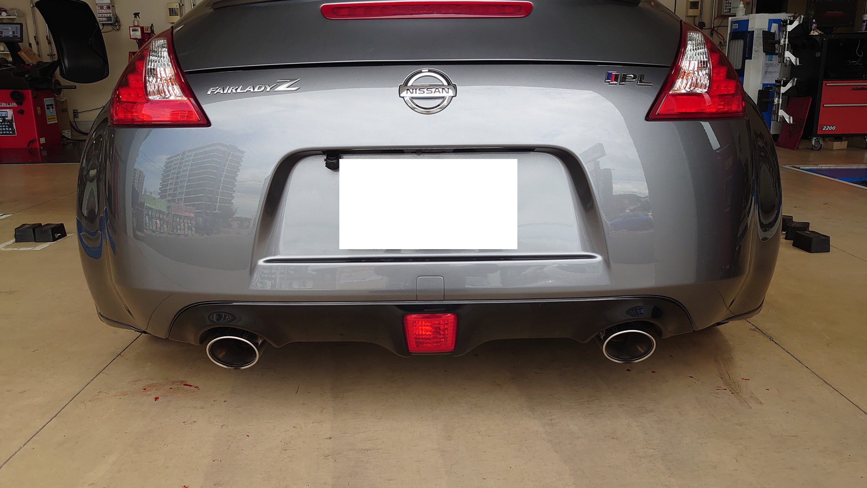 ニッサン フェアレディZ マフラー交換 APEXi RSX(RS ニッサン フェアレディZ マフラー交換 APEXi RSX(RS