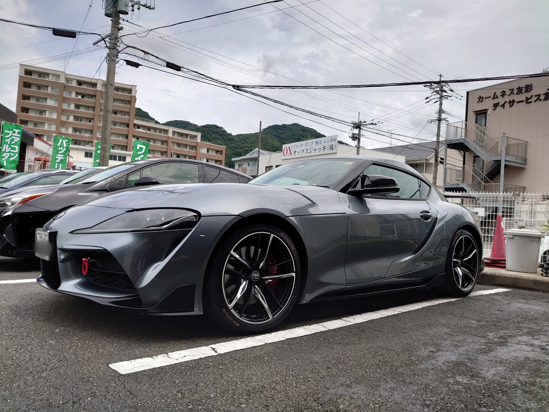 GR Supra に BLITZ エアロスピード Rコンセプト リアウイング カーボン