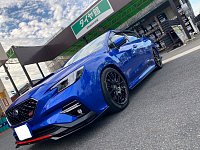 新型 レヴォーグ VN5 タイヤ ホイール レイズ 2×7plus ダウンサス RS-R