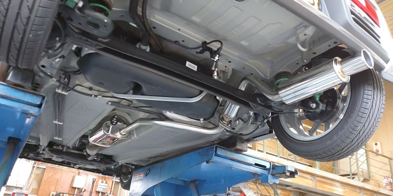 アルトワークス（HA36S）HKS製スポーツマフラー「サイレントハイ