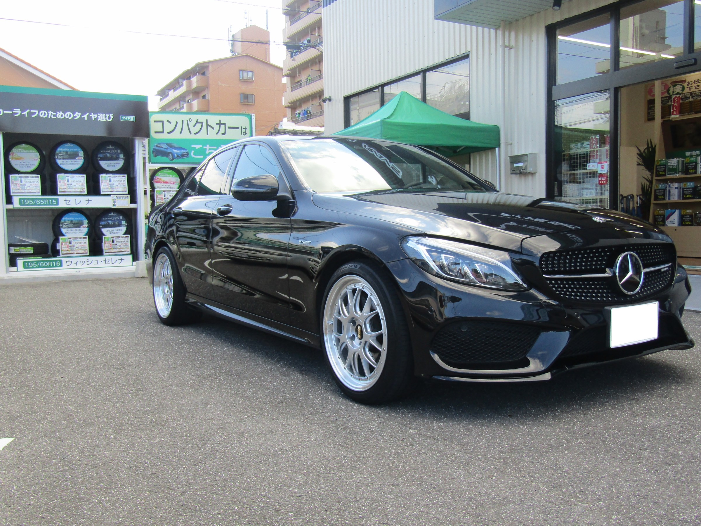 メルセデスベンツ Cクラス AMG BBS装着 | 店舗おススメ情報 | タイヤ館