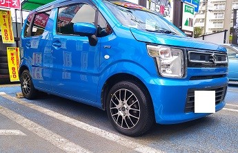ワゴンR MH35系 タイヤ＆ホイール交換しました('◇')ゞ | スズキ