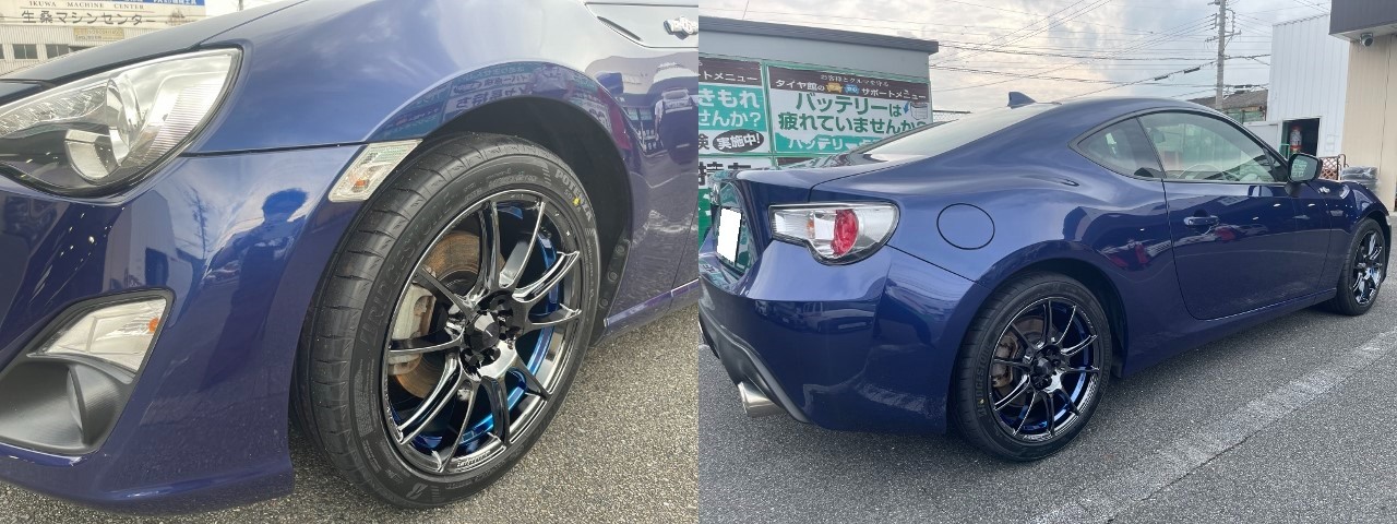 ☆ トヨタ 86 ZN6 WedsSport SA-25R アルミタイヤセット | トヨタ 86