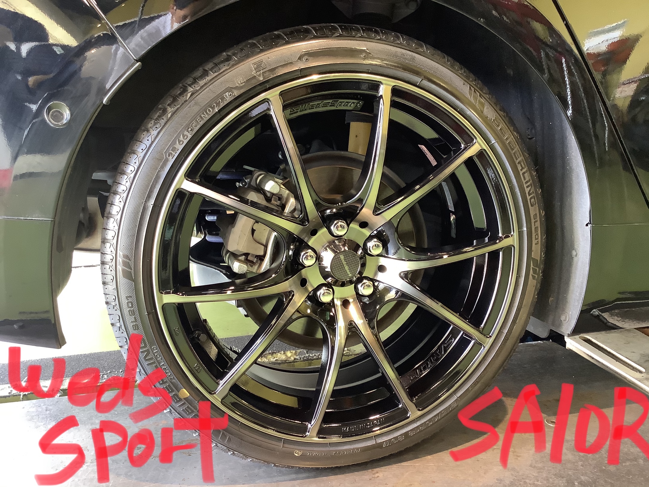 ☆プリウスに weds sports SA10Rとセイバーリングのセットを装着