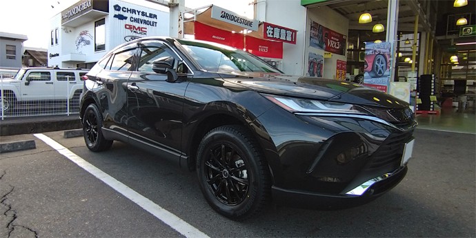 ハリアー】ブリザックDM-V3＆プレオL5！ブラック☆ | 店舗おススメ情報