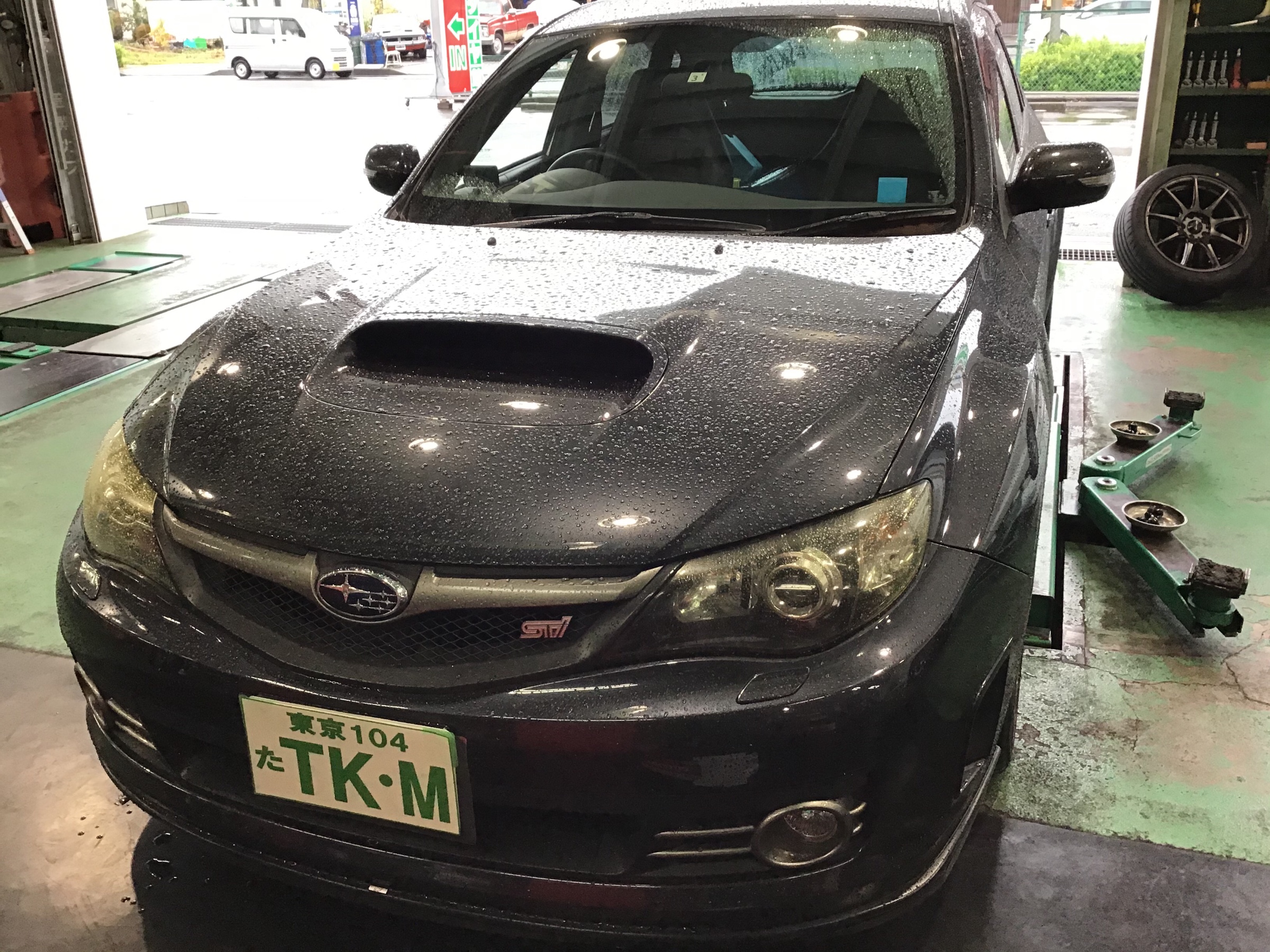 スバル インプレッサWRX Wedssport SA-99R + POTENZ S007A交換（タイヤ