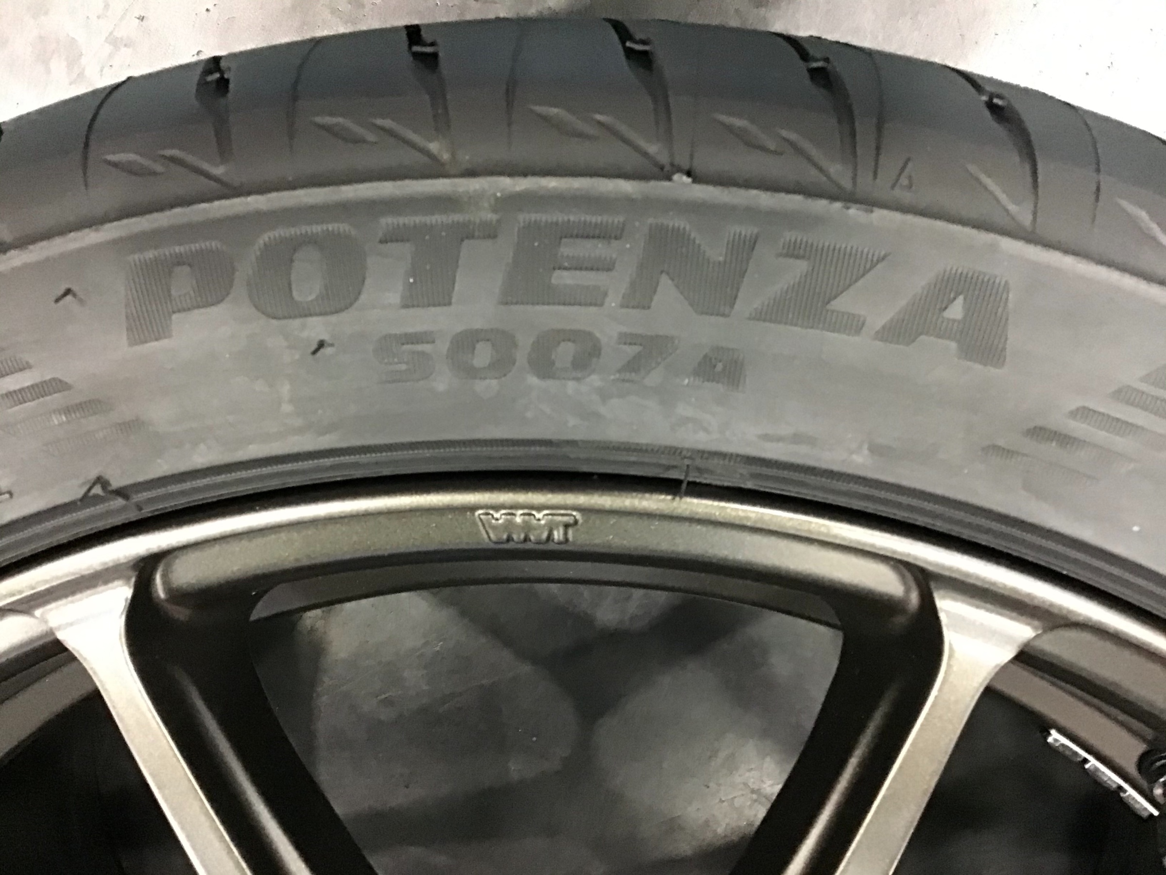 スバル インプレッサWRX Wedssport SA-99R + POTENZ S007A交換（タイヤ