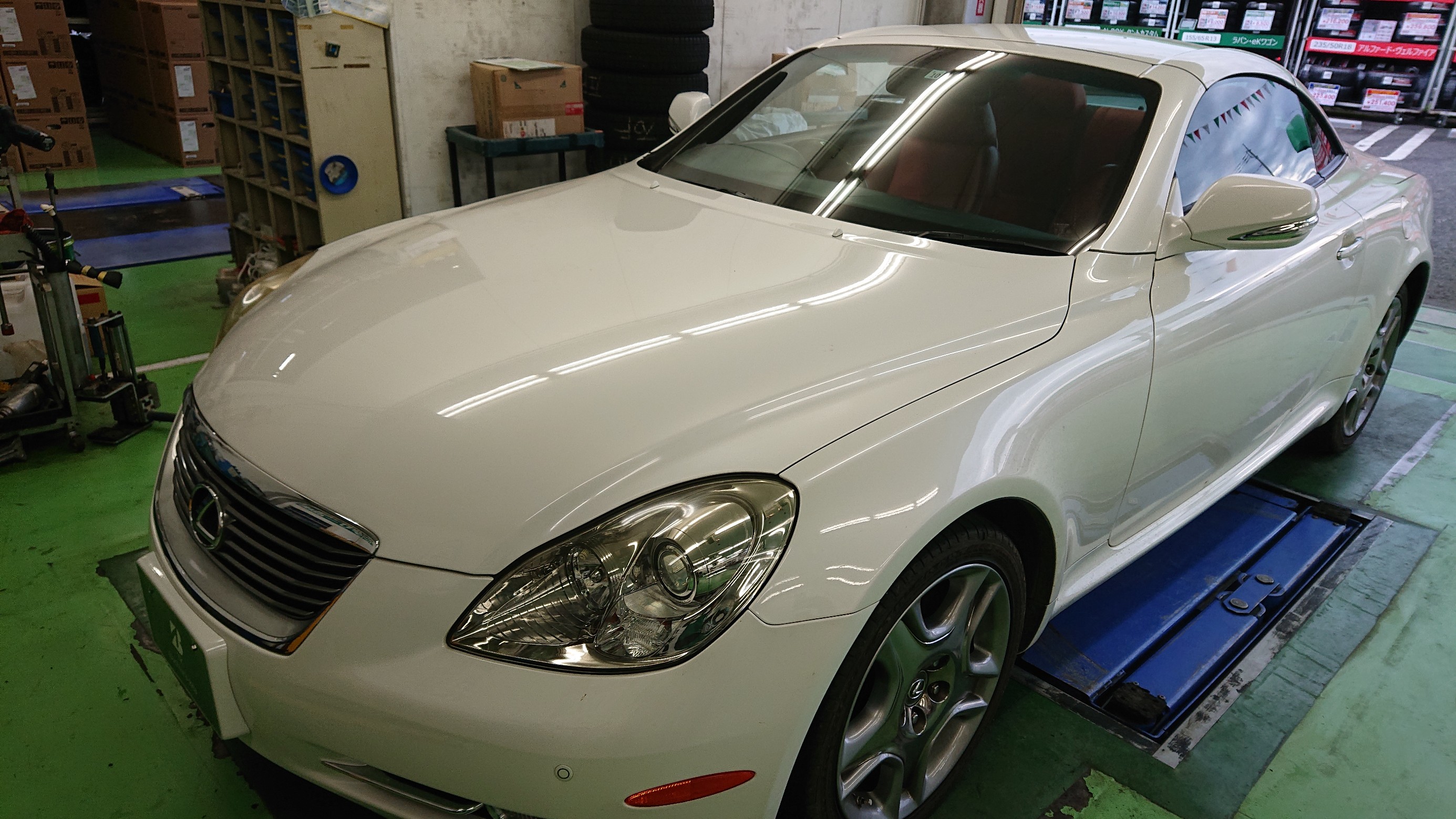 レクサス・SC430・UZZ40】車検入庫整備です。 | レクサス SC 