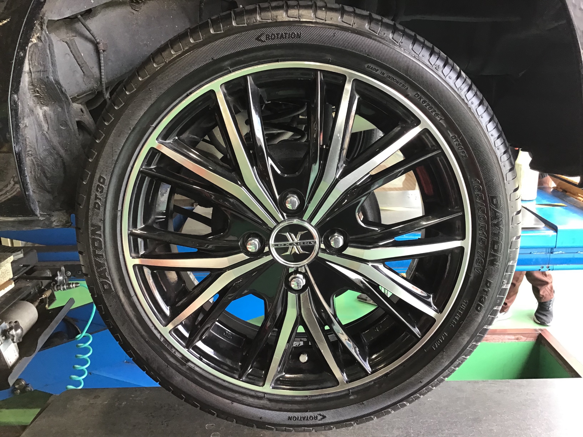 ホンダ「ゼスト」 タイヤ交換 165/50R15 | ホンダ ゼスト | スタッフ