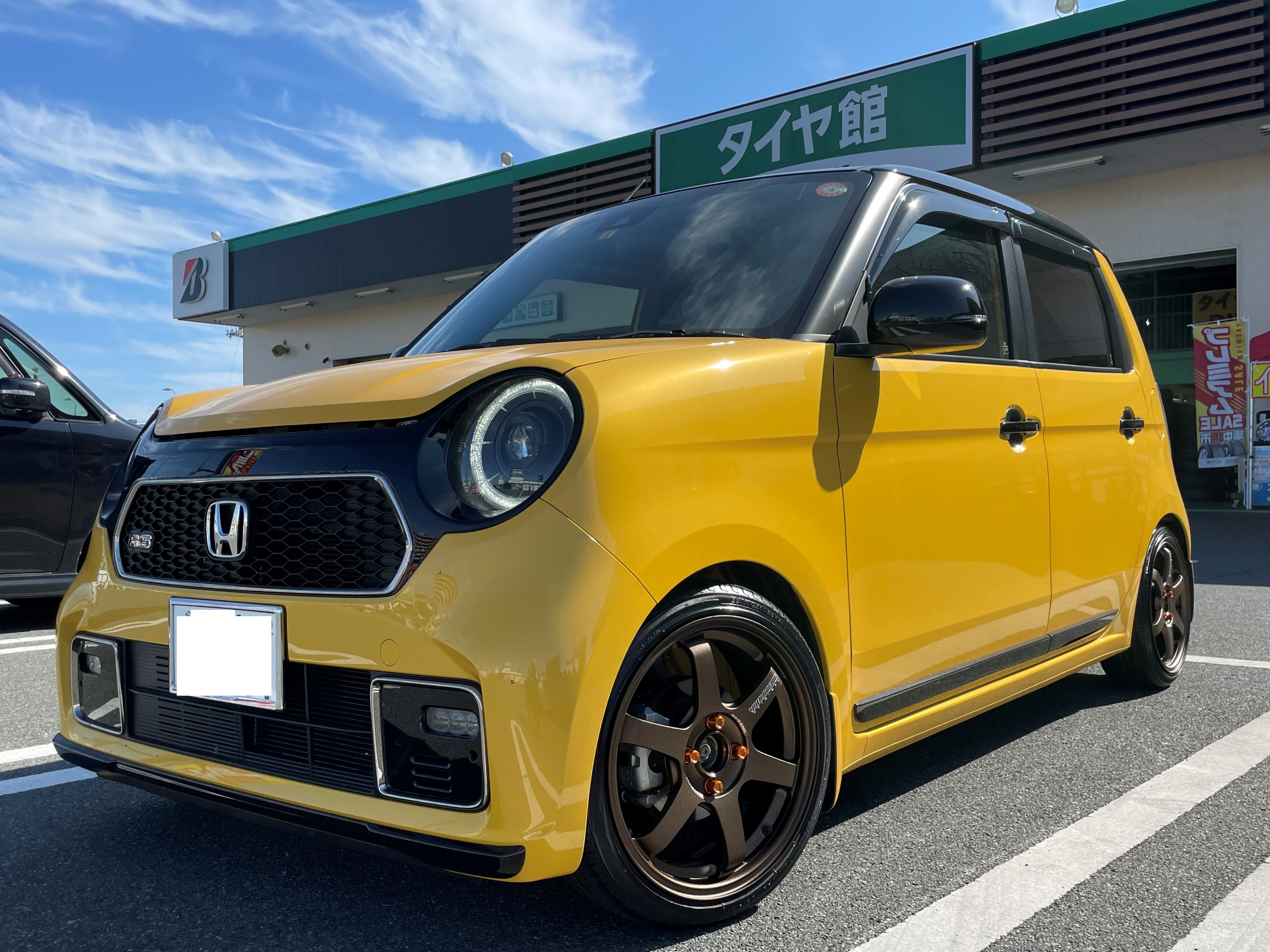 N-ONEにRAYSホイール装着！ | 店舗おススメ情報 | タイヤ館 岡山