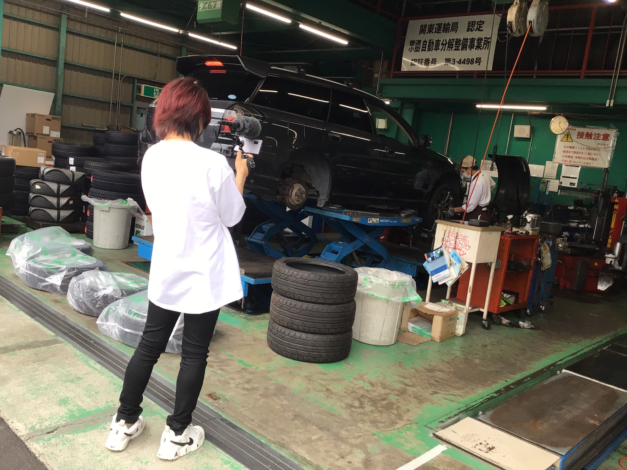 動画クリエーターゆきゆき様ご来店 スタッフブログ 日記 タイヤ館 おゆみ野 千葉県のタイヤ カー用品ショップ タイヤからはじまる トータルカーメンテナンス タイヤ館グループ