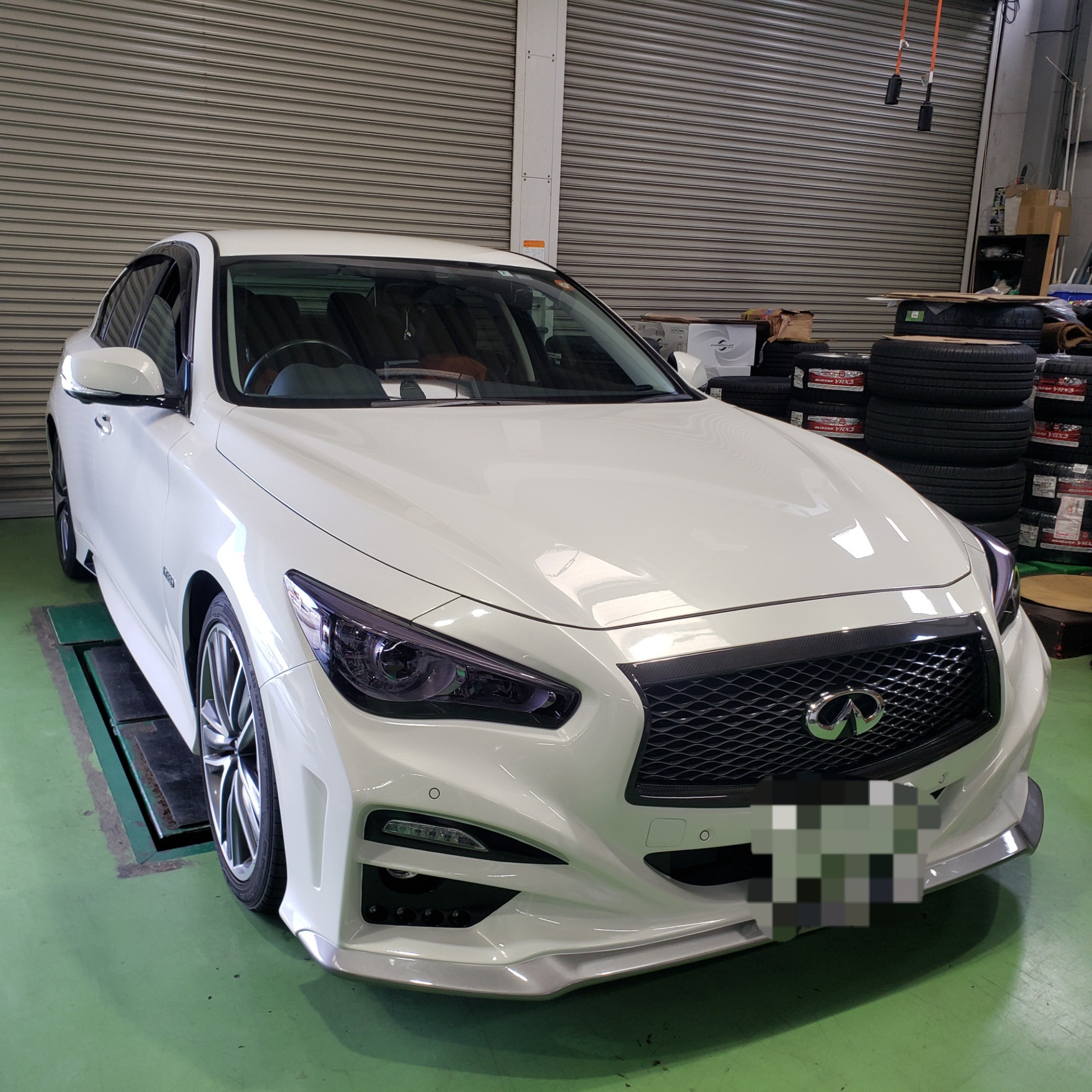 ニッサン V37 スカイライン ヘッドライト STEK プロテクションフィルム