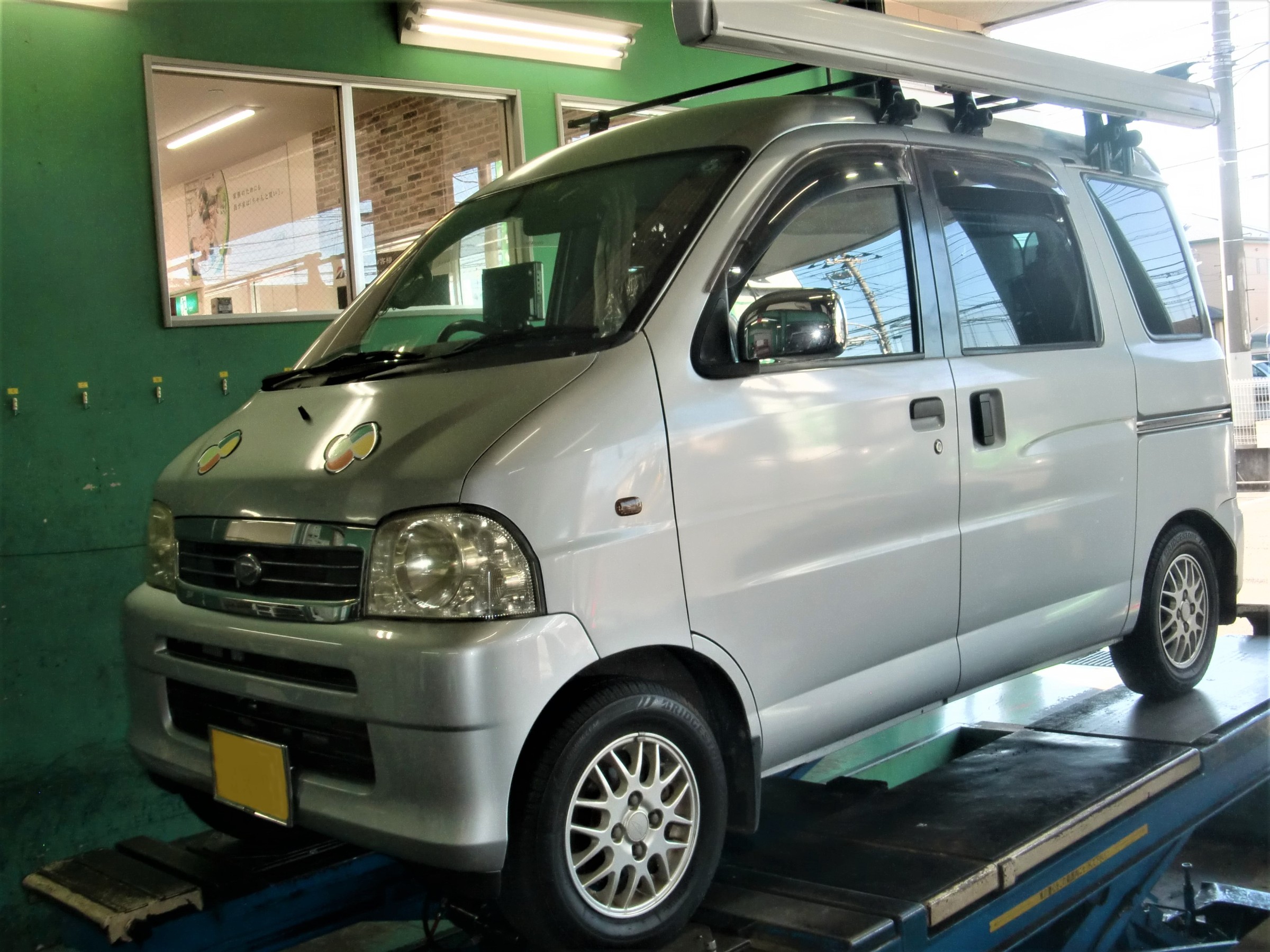 S220G型アトレー、夏タイヤ交換&アライメント調整! | 店舗お S220G型アトレー、夏タイヤ交換&アライメント調整! | 店舗お