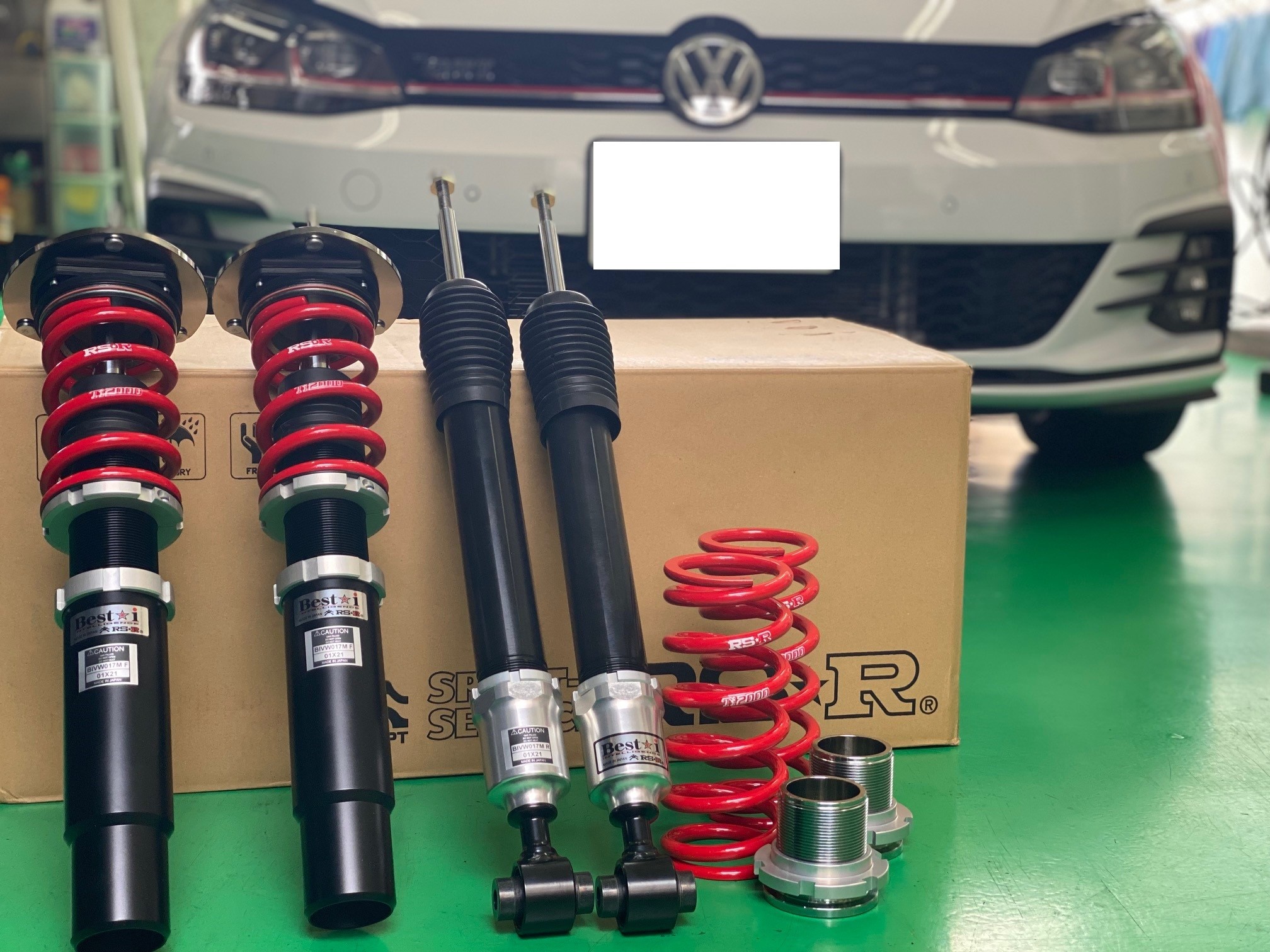 Vw ゴルフ Gti Auchh Rsr Bset I 車高調 Dccキャンセラー 取付 フォルクスワーゲン ゴルフ7 Gti その他 パーツ取付 各メーカー 車高調 ダウンスプリング ショックアブソーバー交換 スポーツブレーキパッド ローター 純正部品各種取付 サービス事例 タイヤ