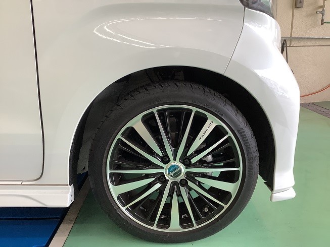 HONDA N-BOXカスタム JF3 車高調キット取り付け＆スーパー