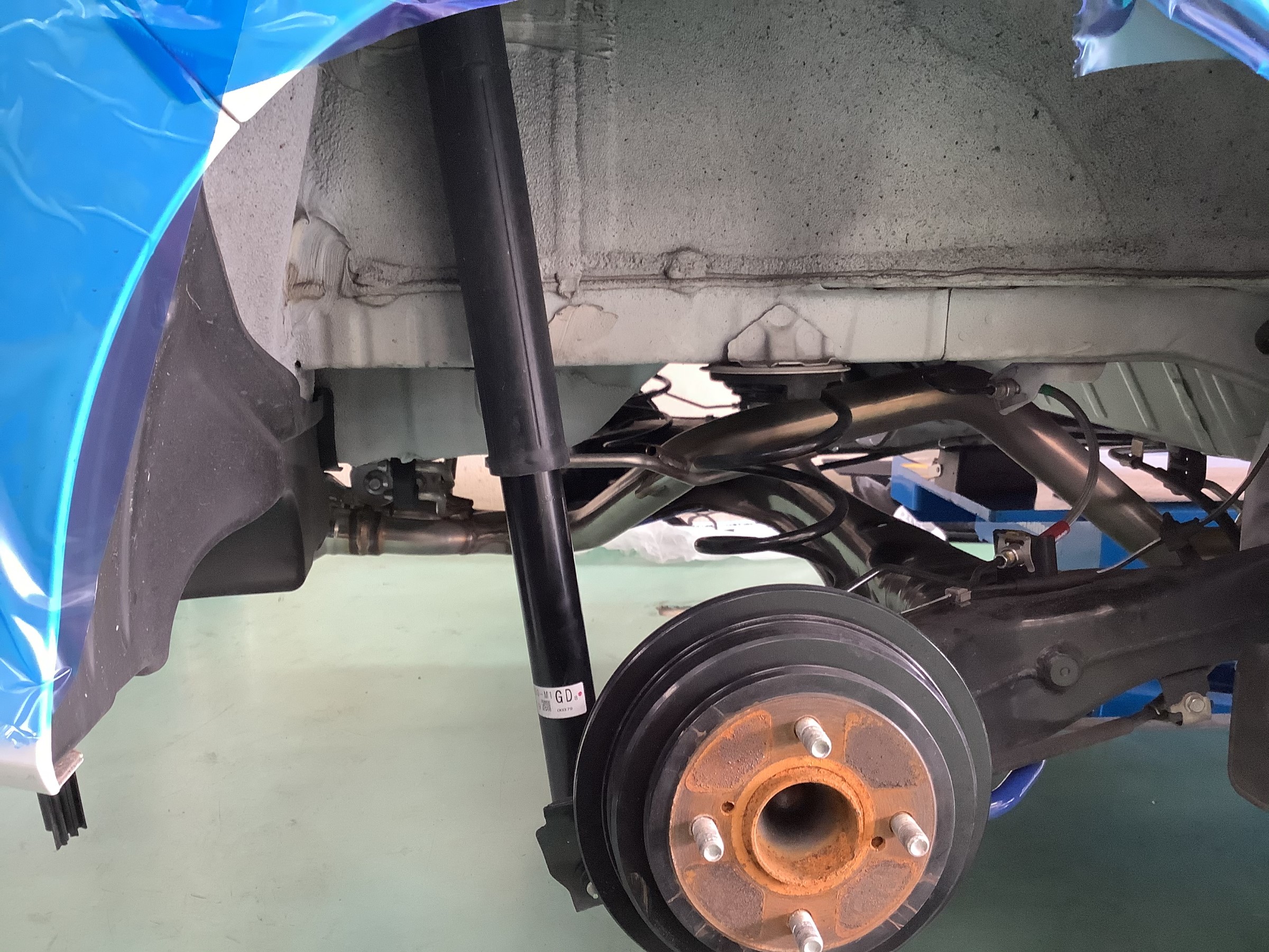 HONDA N-BOXカスタム JF3 車高調キット取り付け＆スーパー