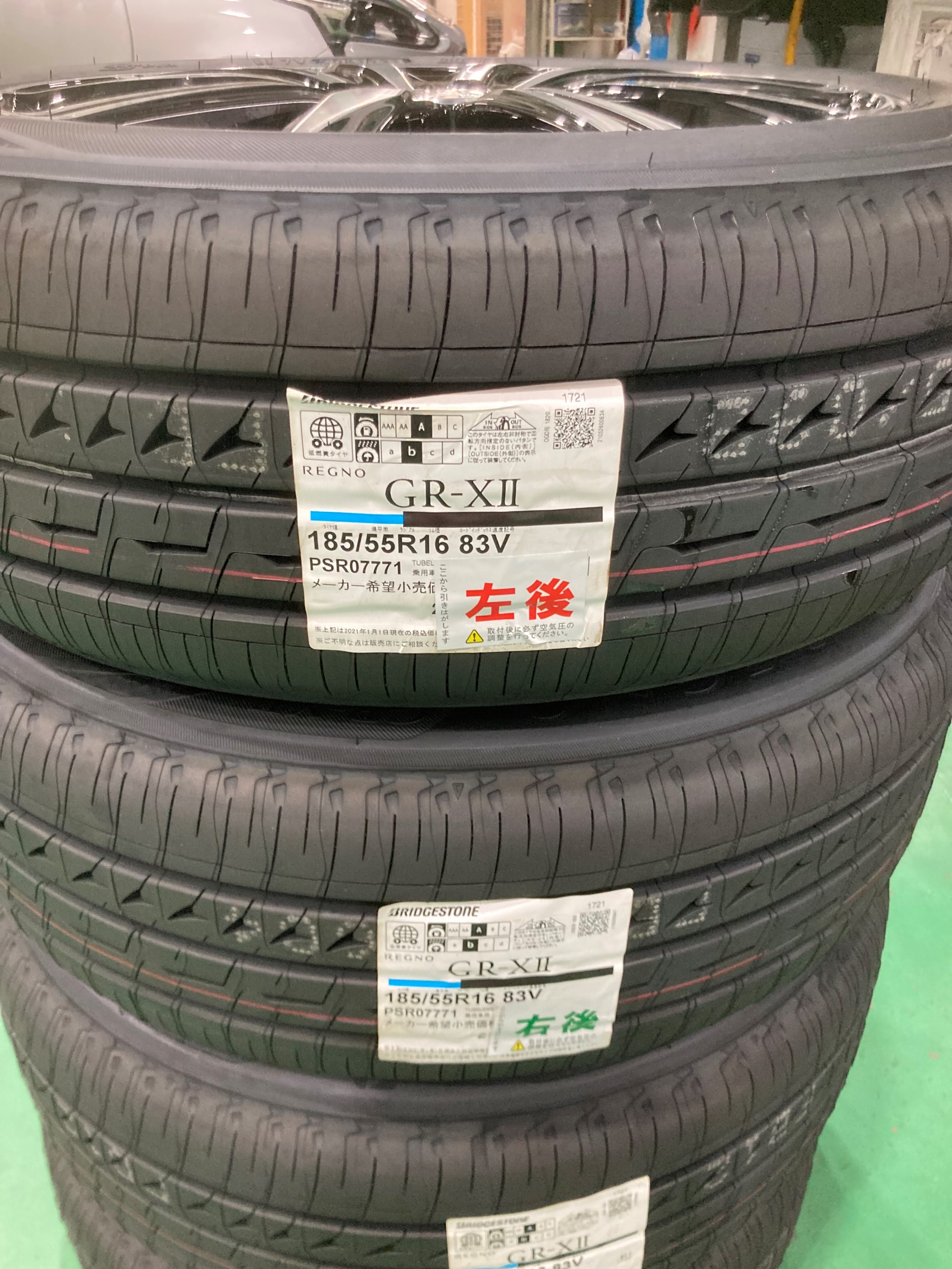 シエンタ バルミナK10 GR-XⅡ 装着！！ | トヨタ シエンタ ホイール