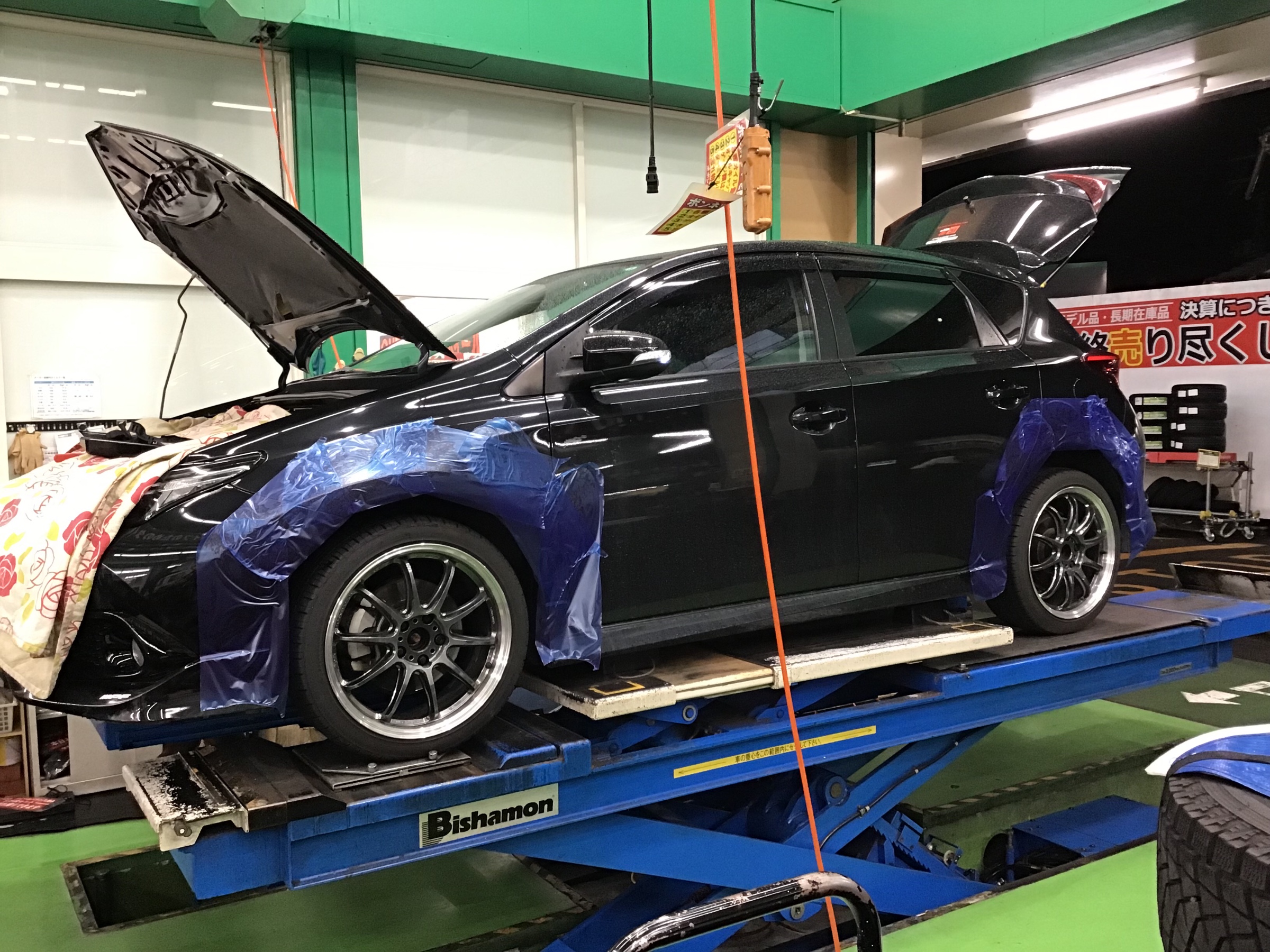 ZRE186Hオーリスにラルグス車高調 Spec S 装着！！ | トヨタ オーリス