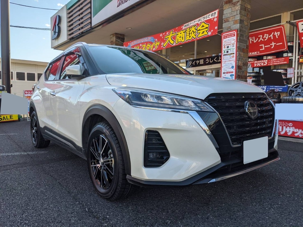ニッサン・キックス・P15】スタッドレス、ホイールセット取り付け