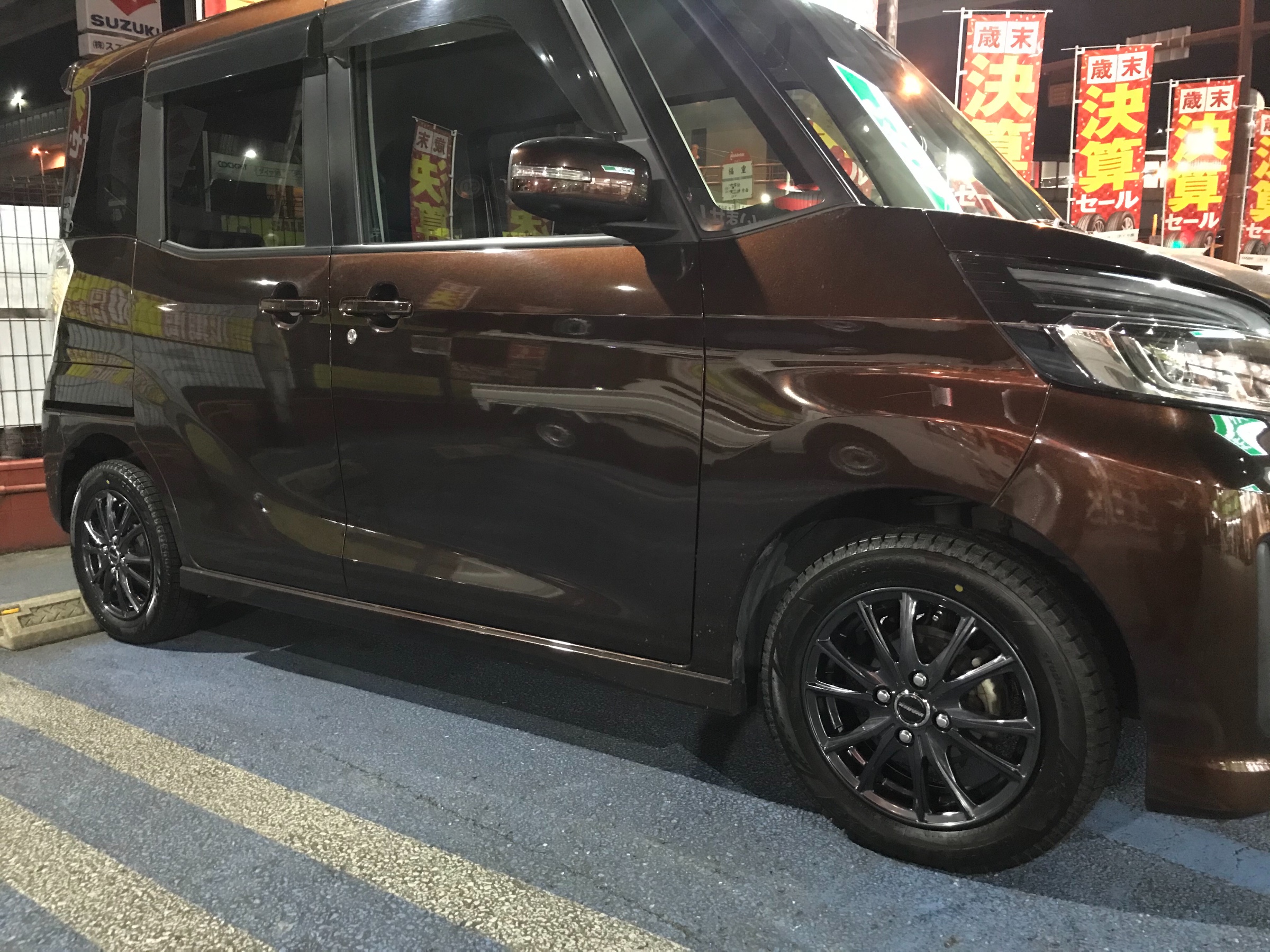 日産 デイズ タイヤホイール交換^ ^ | 取り付け・施工事例集 | タイヤ