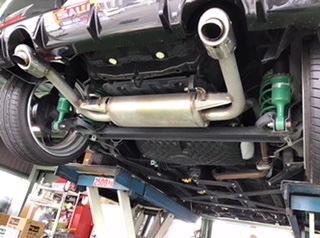 コペンのマフラー交換 サービス事例 タイヤ館 太子 タイヤからはじまる トータルカーメンテナンス タイヤ館グループ