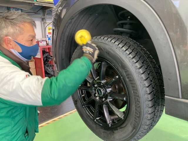 MAZDA CX5 スタッドレスタイヤ交換しました！ マツダ CX5 タイヤ タイヤ・ホイール関連