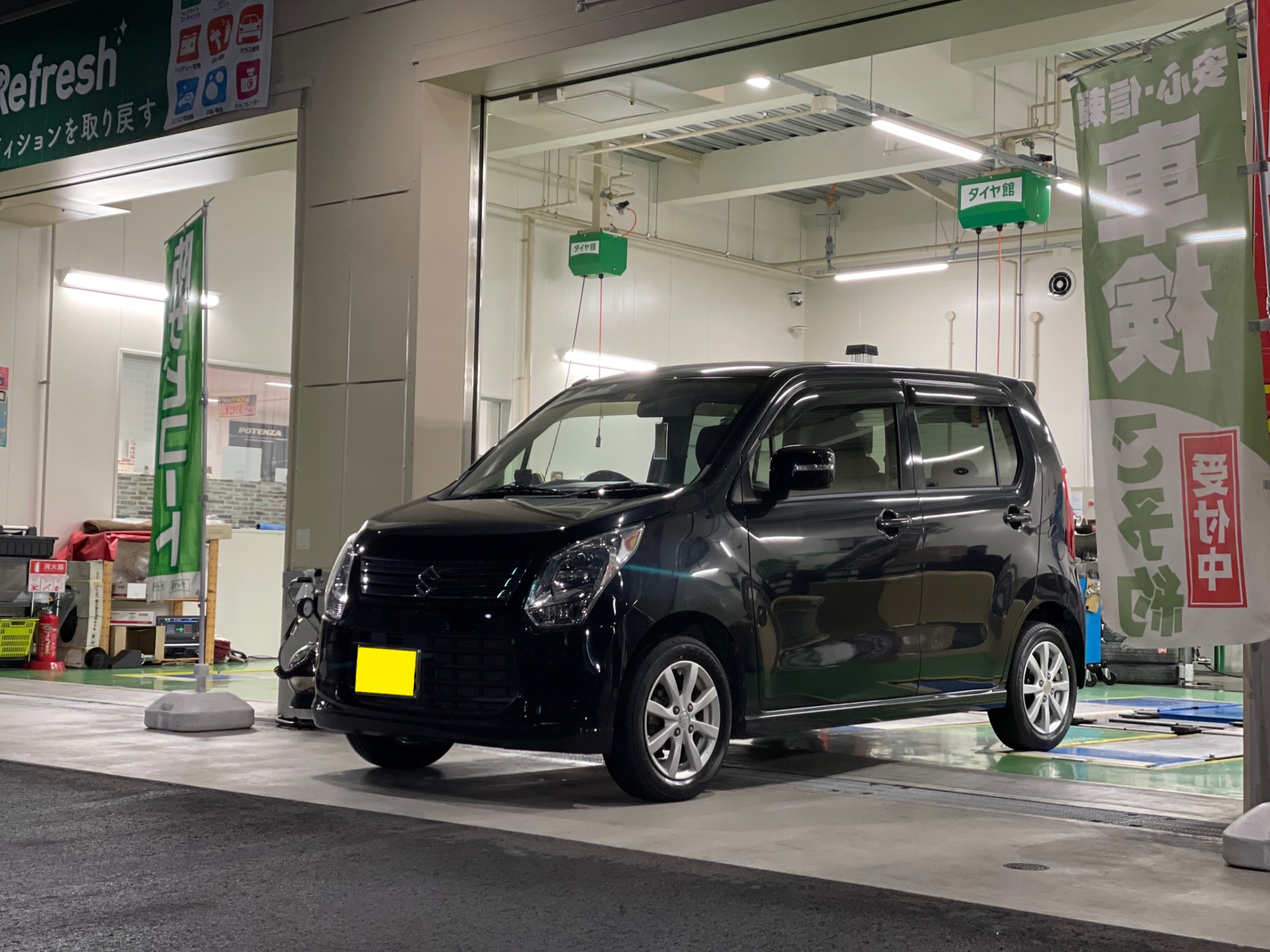 スズキ ワゴンR MH34S タイヤ交換・空気圧センサーTPMS取付 | タイヤ