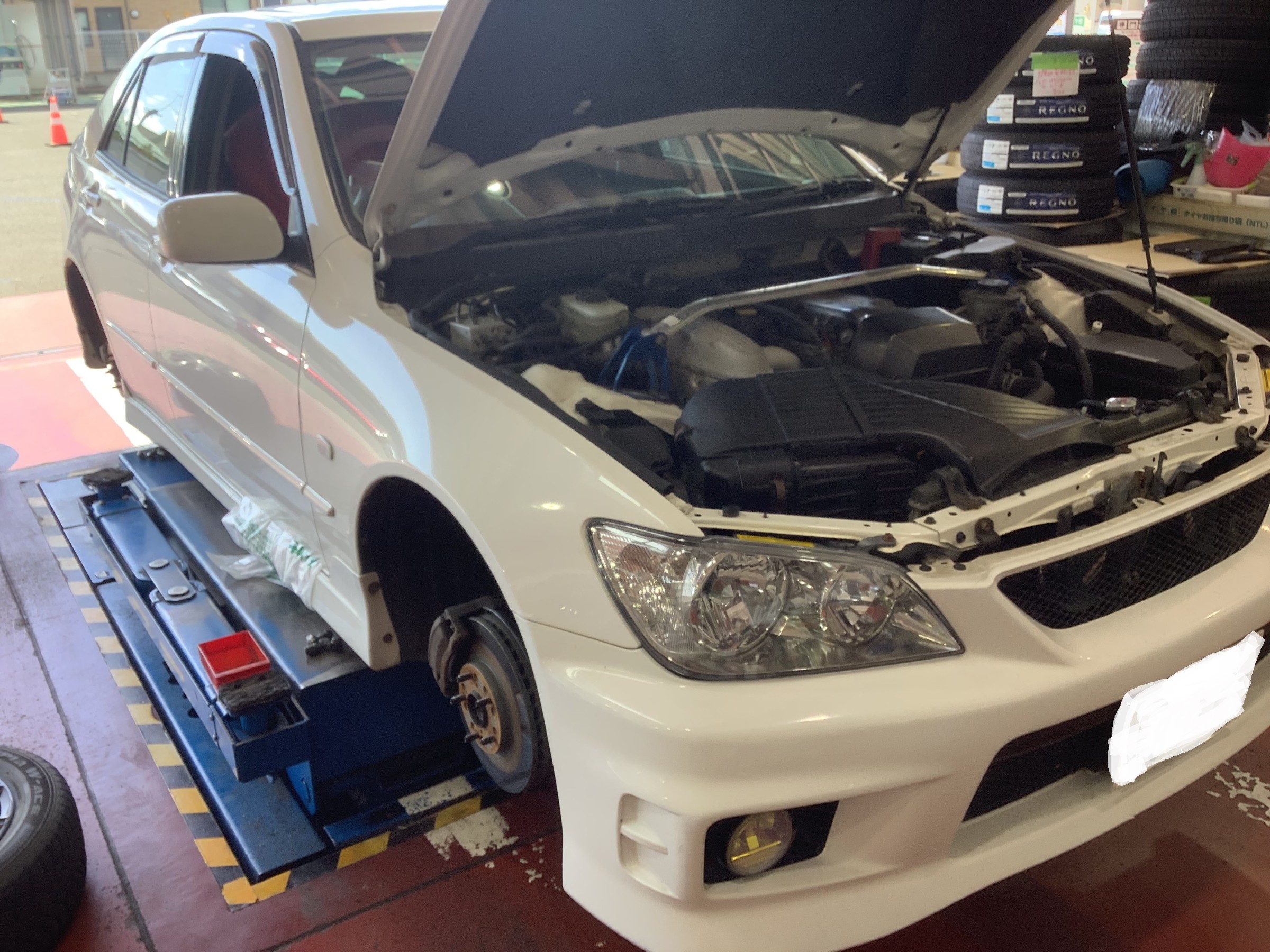 本日の作業 トヨタ アルテッツァ テイン フレックスz 車高調 Edfcアクティブプロ取り付け タイヤ館福島 トヨタ アルテッツァ パーツ取付 サスペンション取付 サービス事例 タイヤ館 福島 福島県のタイヤ カー用品ショップ タイヤからはじまる トータル
