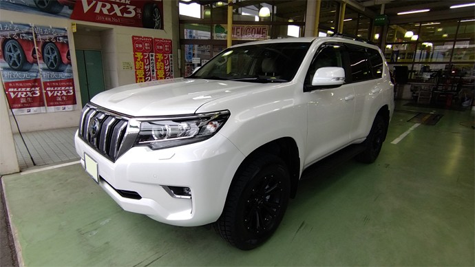 ランドクルーザープラド】ブリザックDM-V3 ＆ MID ナイトロパワー