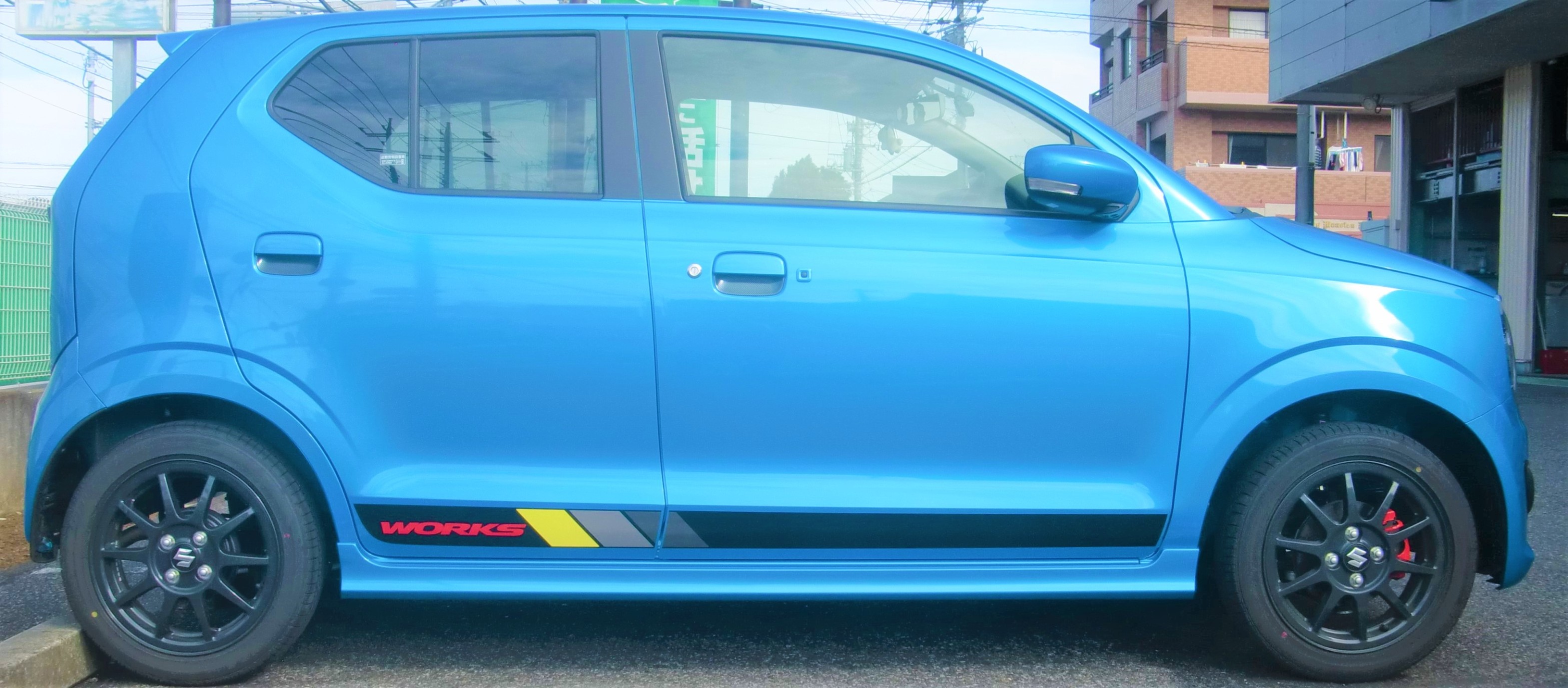 Ha36s型アルトワークス 車高調整式サスペンションのお取り付け アライメント調整 当店21本目のアルトワークス2wd用マフラー交換 スズキ アルトワークス その他 パーツ取付 サスペンション取付 技術サービスブログ タイヤ館 鎌ヶ谷 千葉県のタイヤ カー
