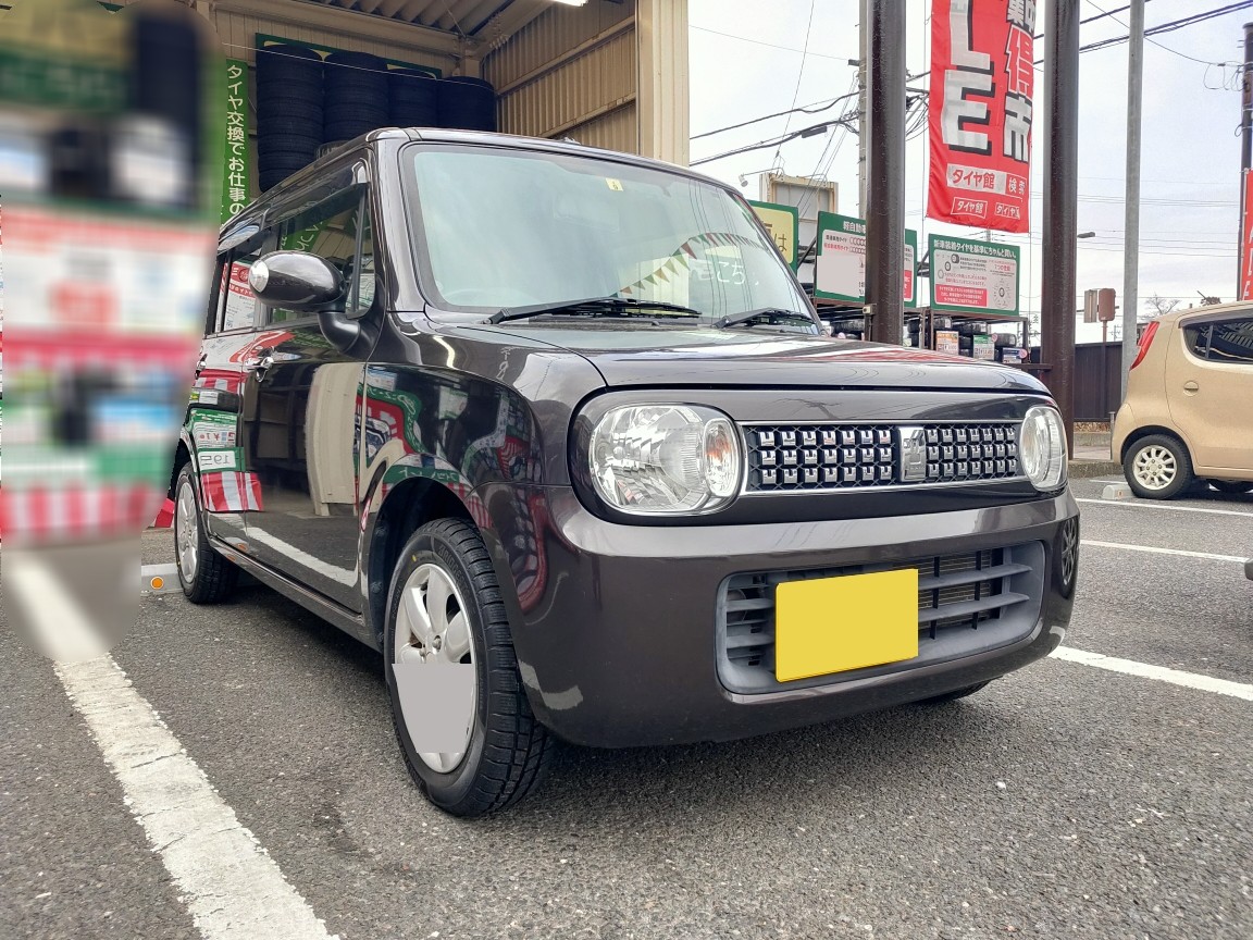 スズキ ラパン（HE22S）】タイヤ交換を行いました。 | スズキ ラパン
