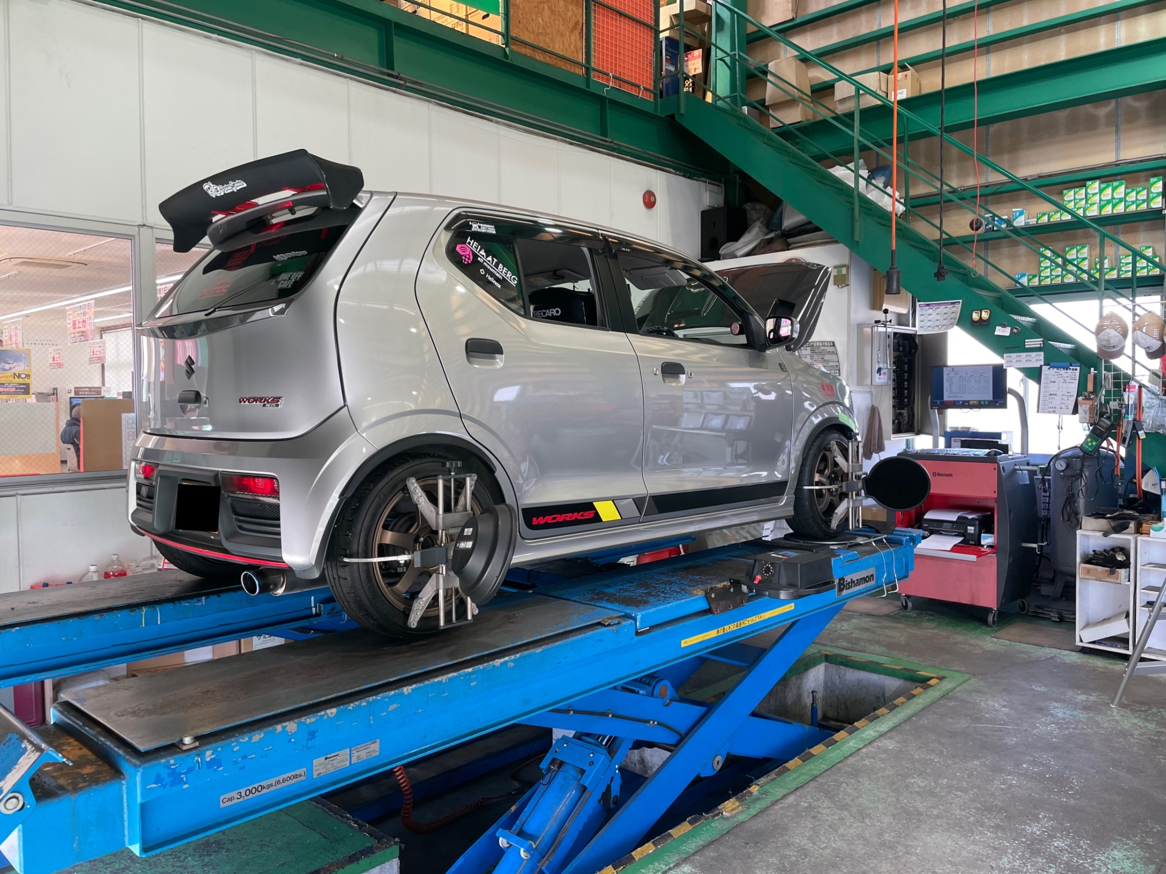HA36S アルトワークス タイヤ交換等々(^^)/ | スズキ アルトワークス