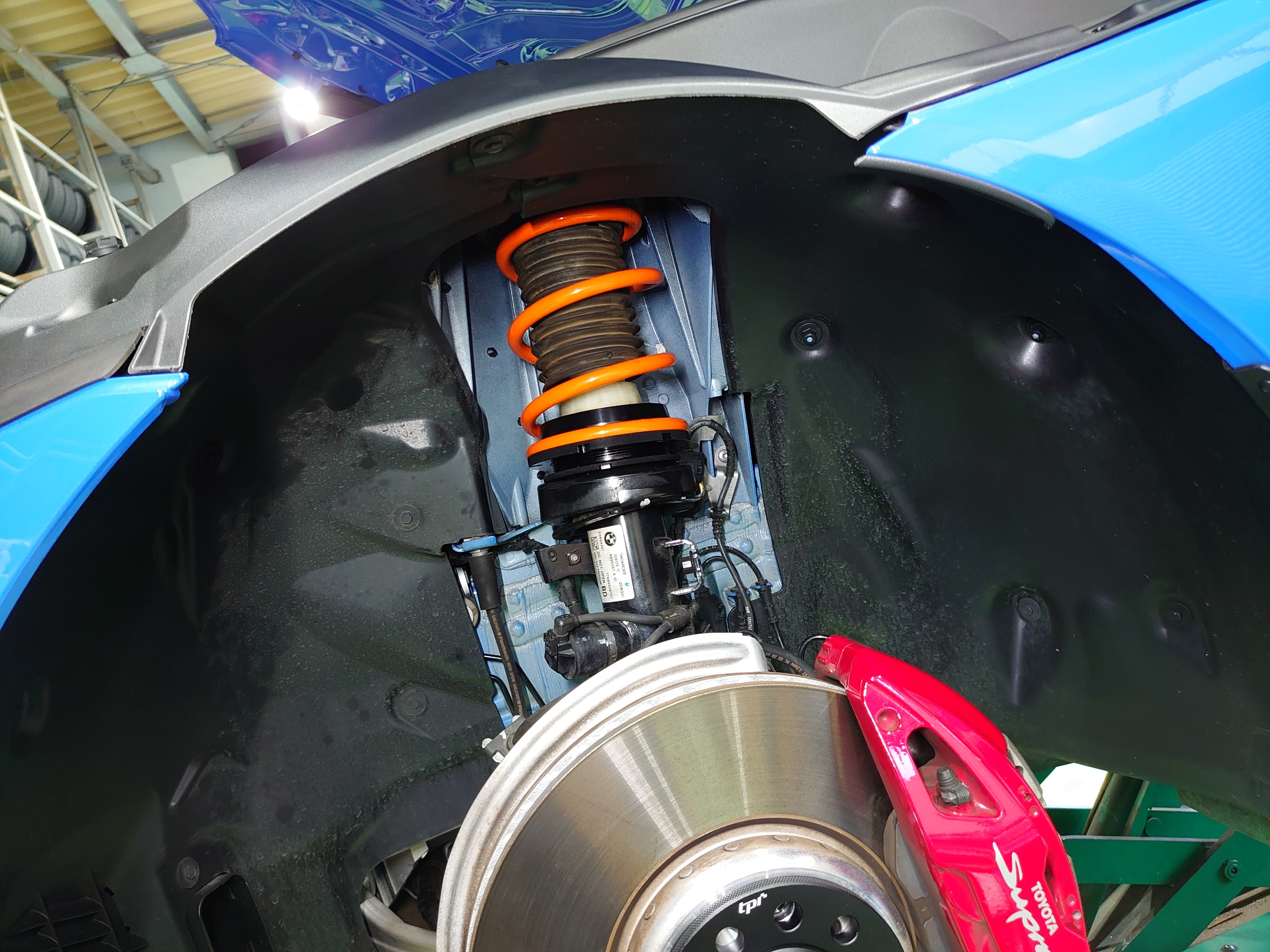 A91 GR Supra RZ DB02 のサスペンションを MSS Sports Fully