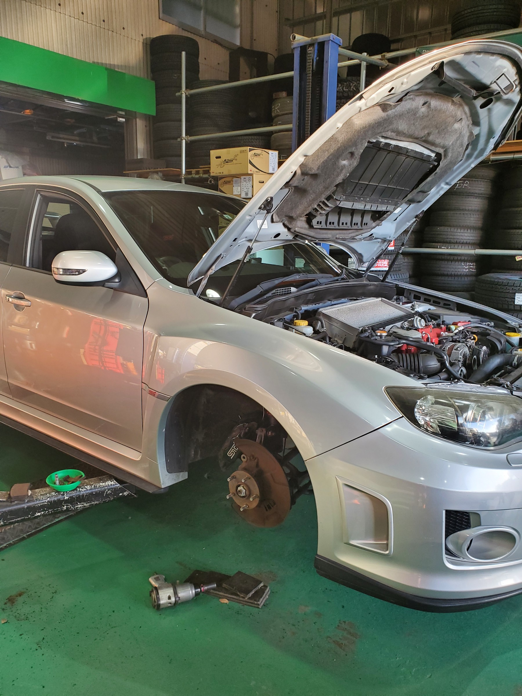 インプレッサ車検整備 スバル インプレッサ その他 車検 谷田部店の作業記録 タイヤ館 つくば谷田部 茨城県のタイヤ カー用品ショップ タイヤからはじまる トータルカーメンテナンス タイヤ館グループ
